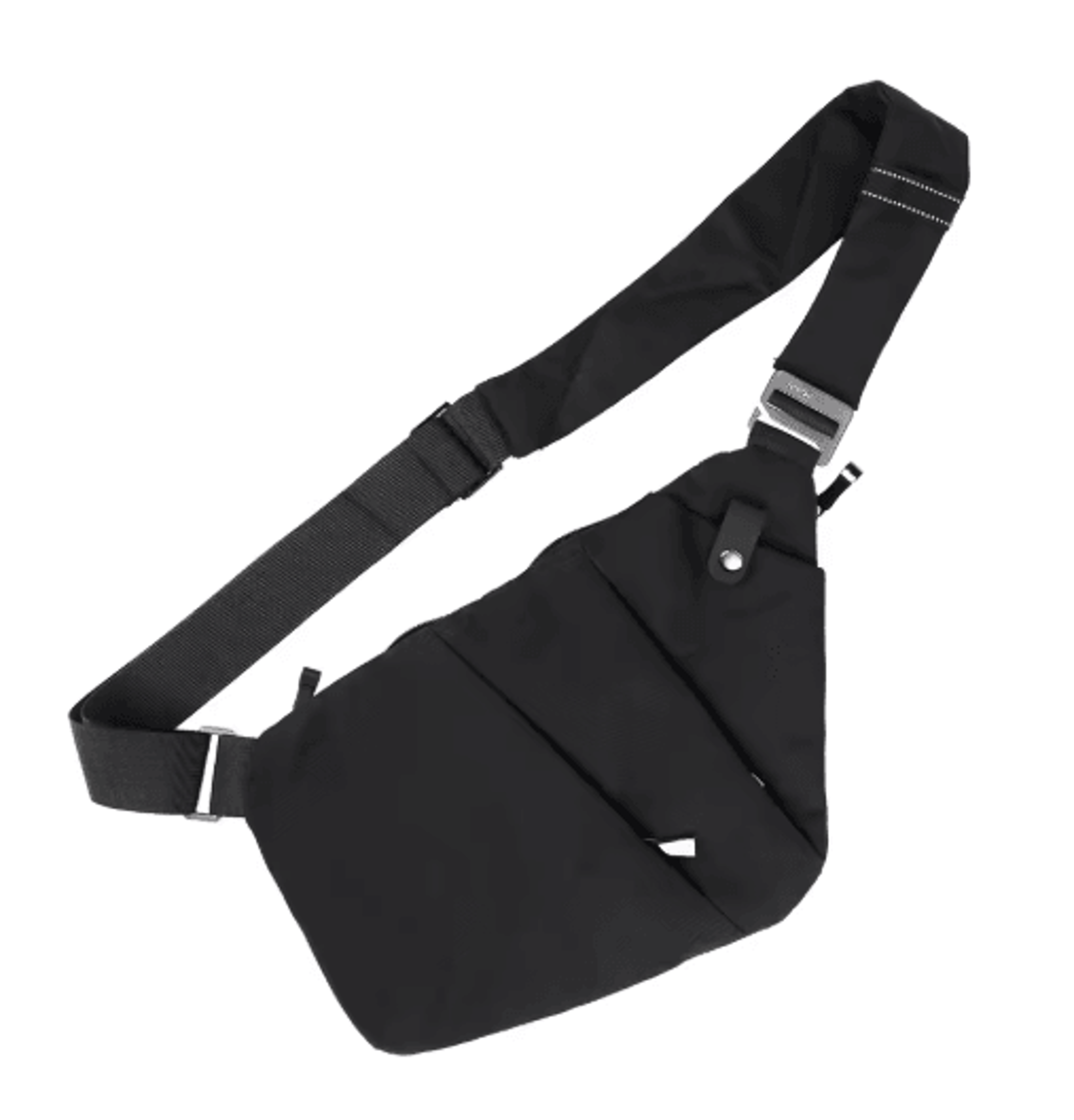 Slim Crossbody Sling Bag Lightweight Nylon Travel Fanny Pack With Adjustable Strap 1