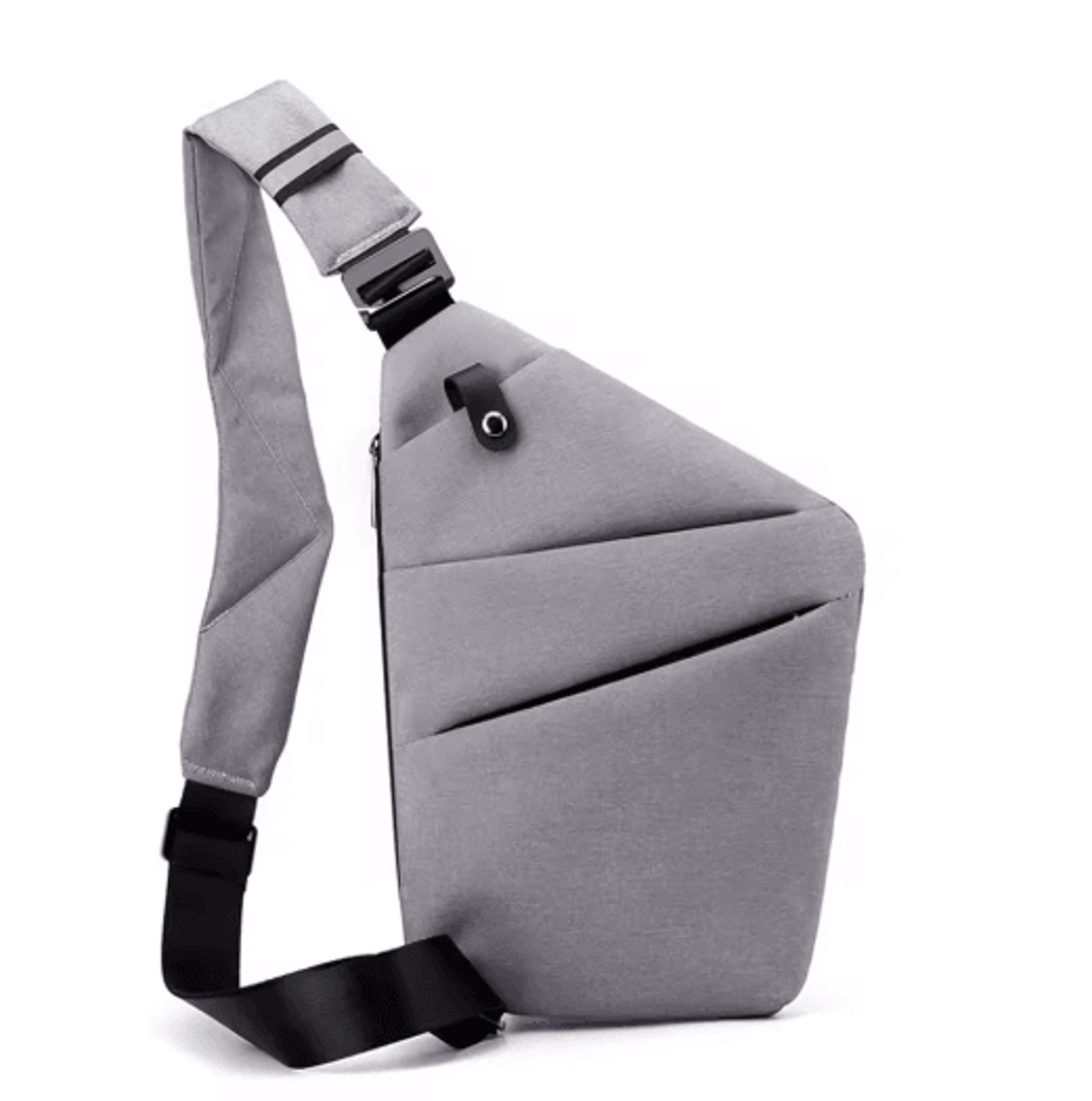 Slim Crossbody Sling Bag Lightweight Nylon Travel Fanny Pack With Adjustable Strap 3