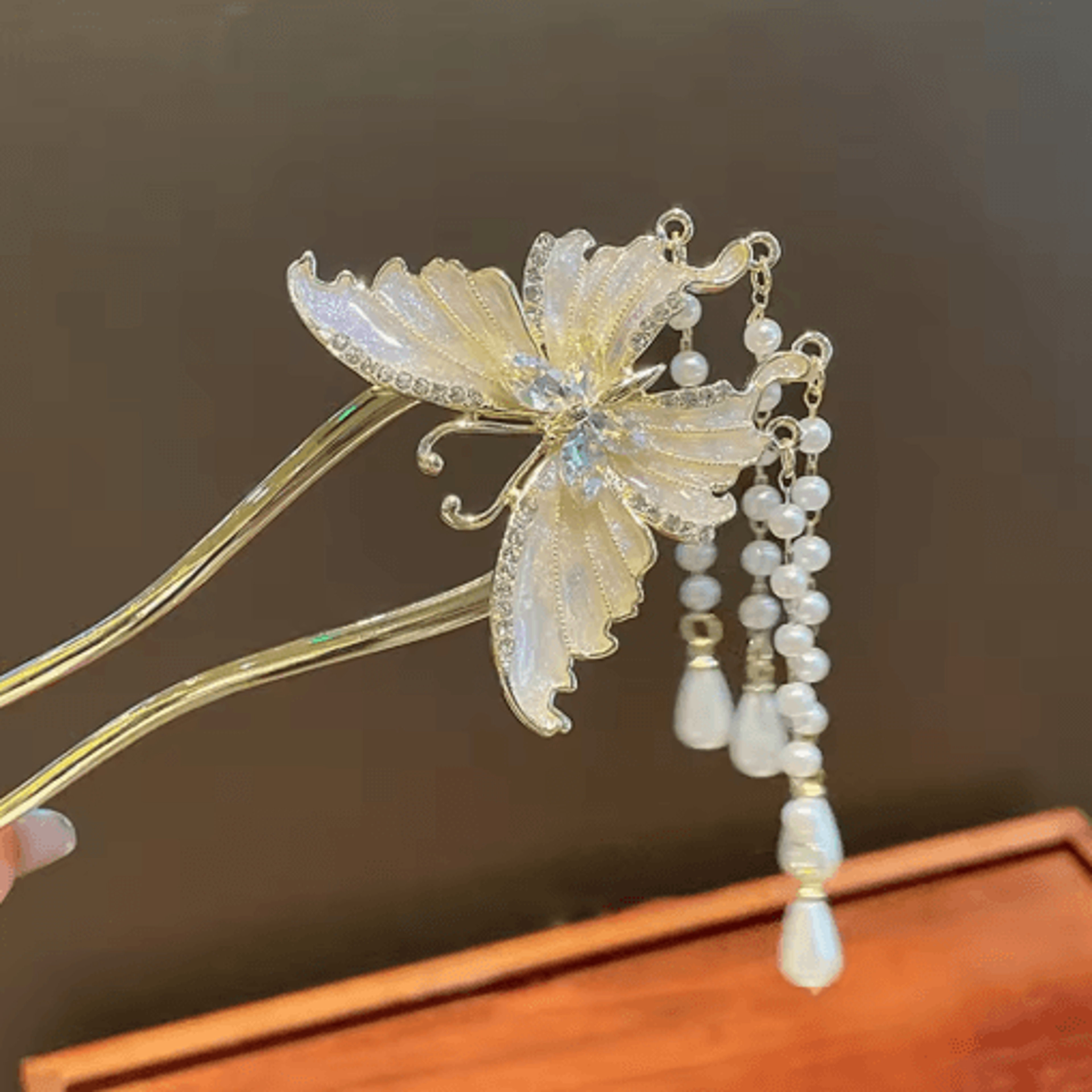 Butterfly Hair Sticks U Shaped Hairpins Fairy Hair Accessories Hair Jewelry For Women 2