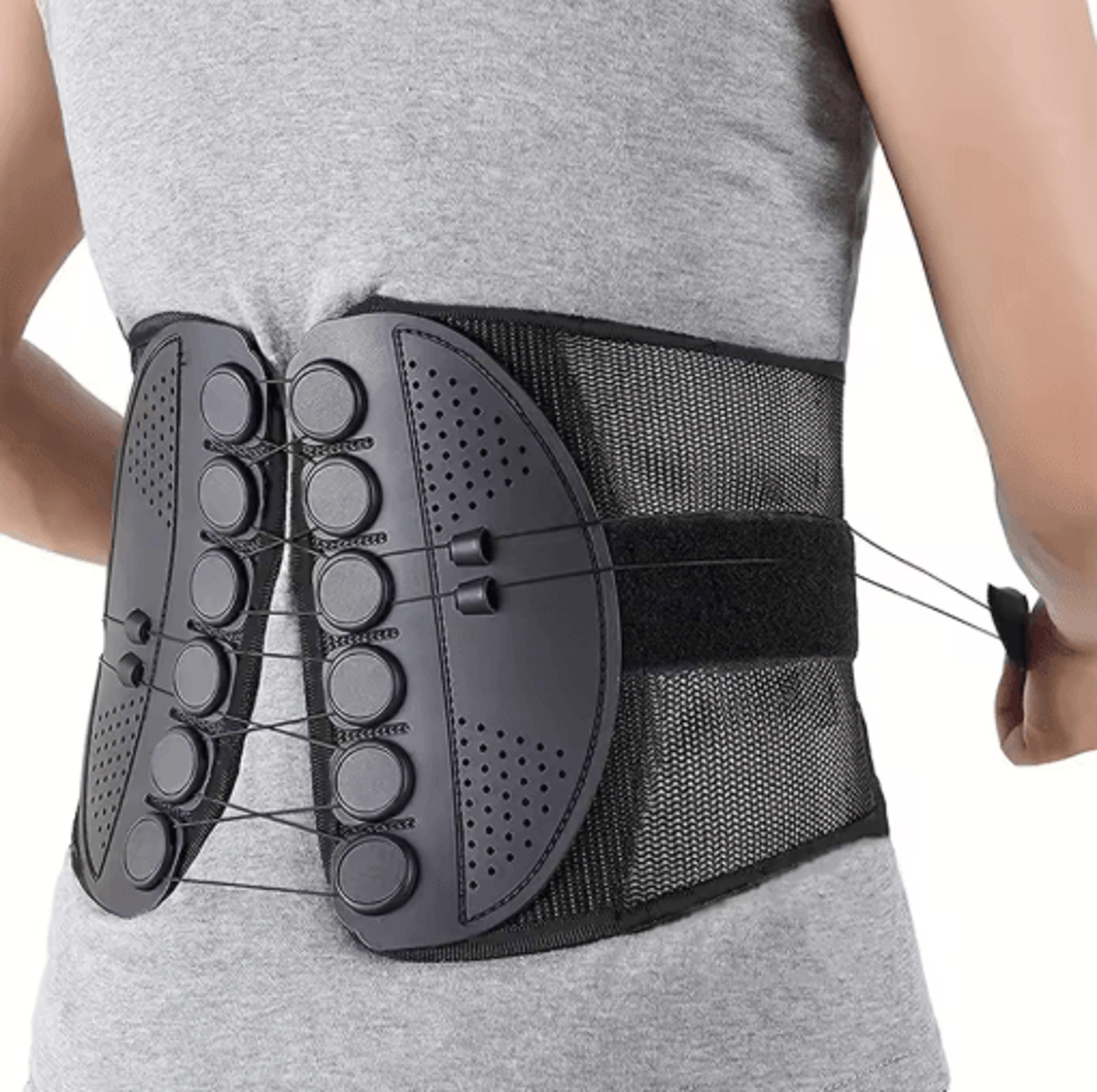 Unisex Lumbar Support Wrap Breathable Waist And Back Brace For Posture Support And Warmth 0