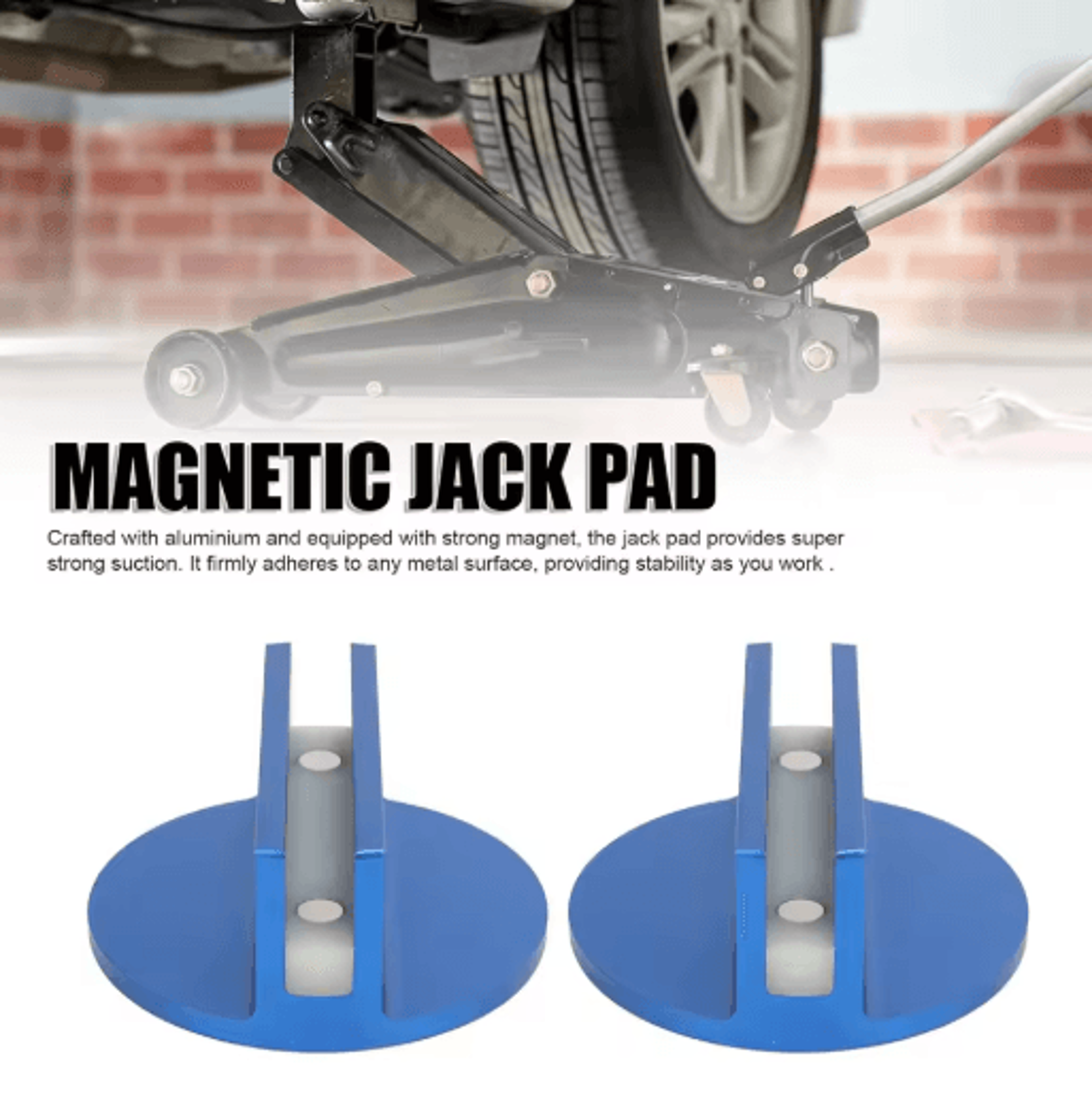 Magnetic Pinch Weld Jack Pad Universal Jack Adapter And Frame Rail Protector For Cars 8