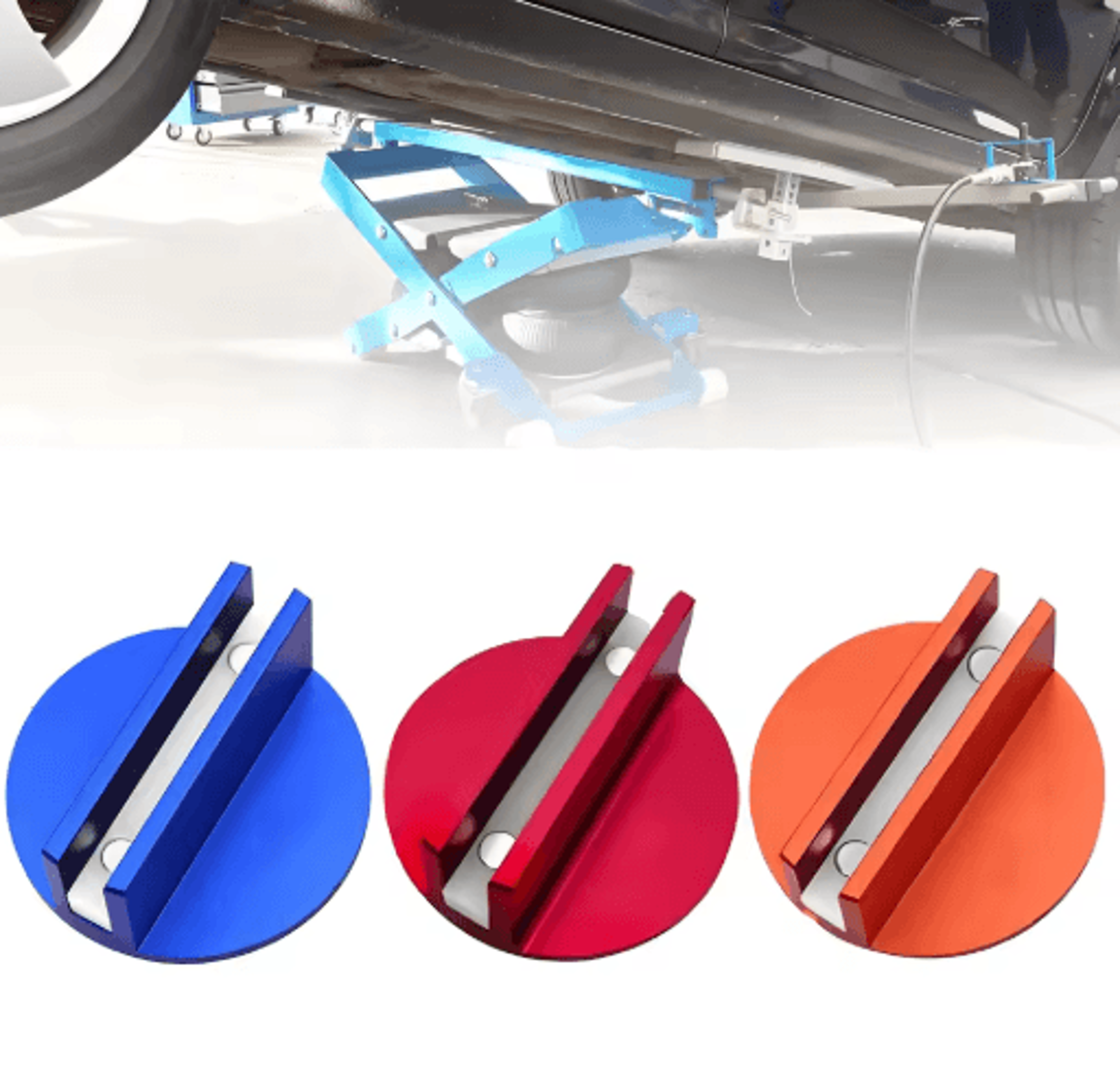 Magnetic Pinch Weld Jack Pad Universal Jack Adapter And Frame Rail Protector For Cars 0