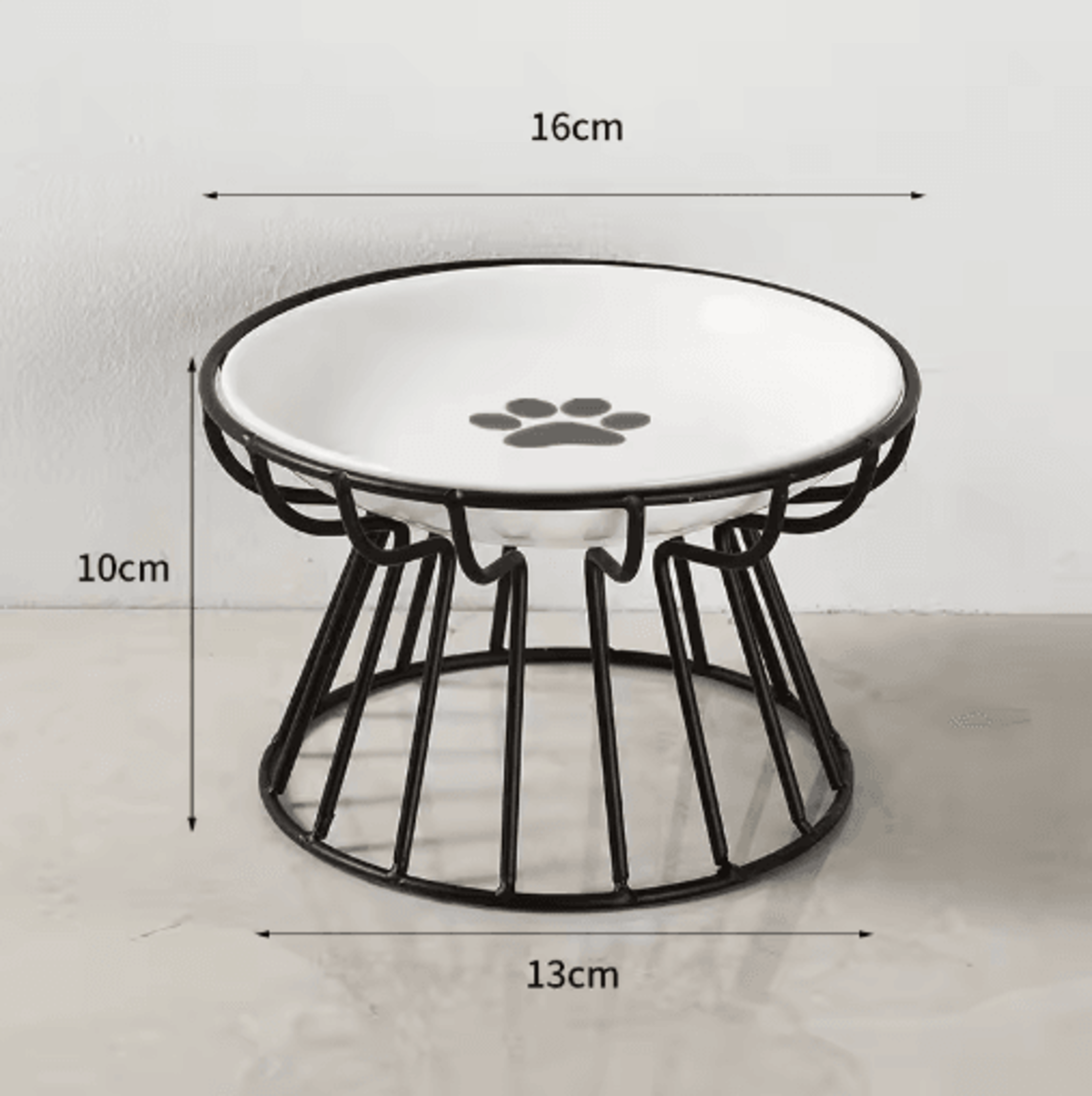 Nordic High Footed Ceramic Pet Bowl Anti Overturning Food And Water Bowl For Cats And Puppies 1