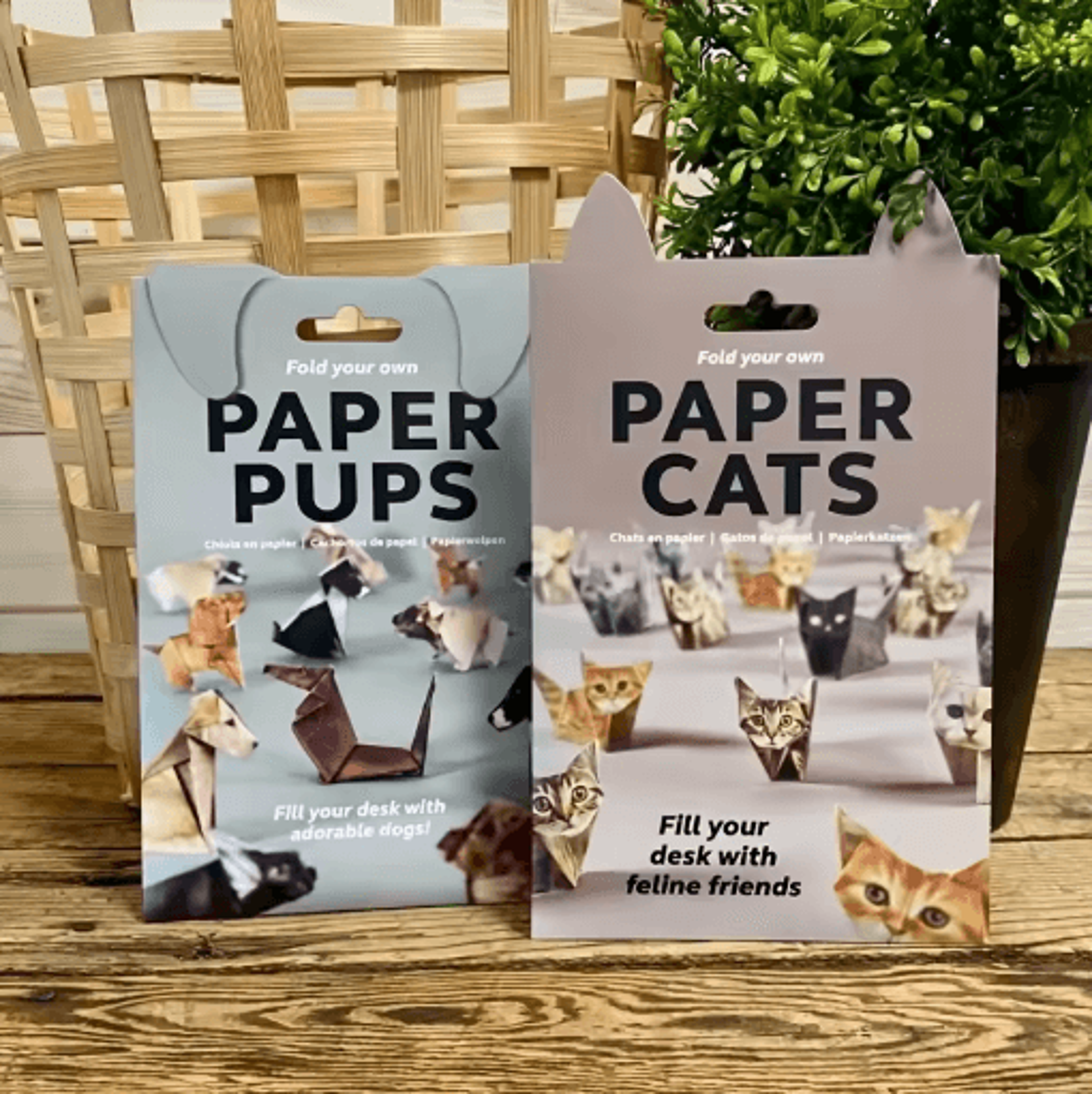 Paper Cats Origami Kit Fold Your Own Cute Cats DIY Paper Craft Set For Home Decor 0