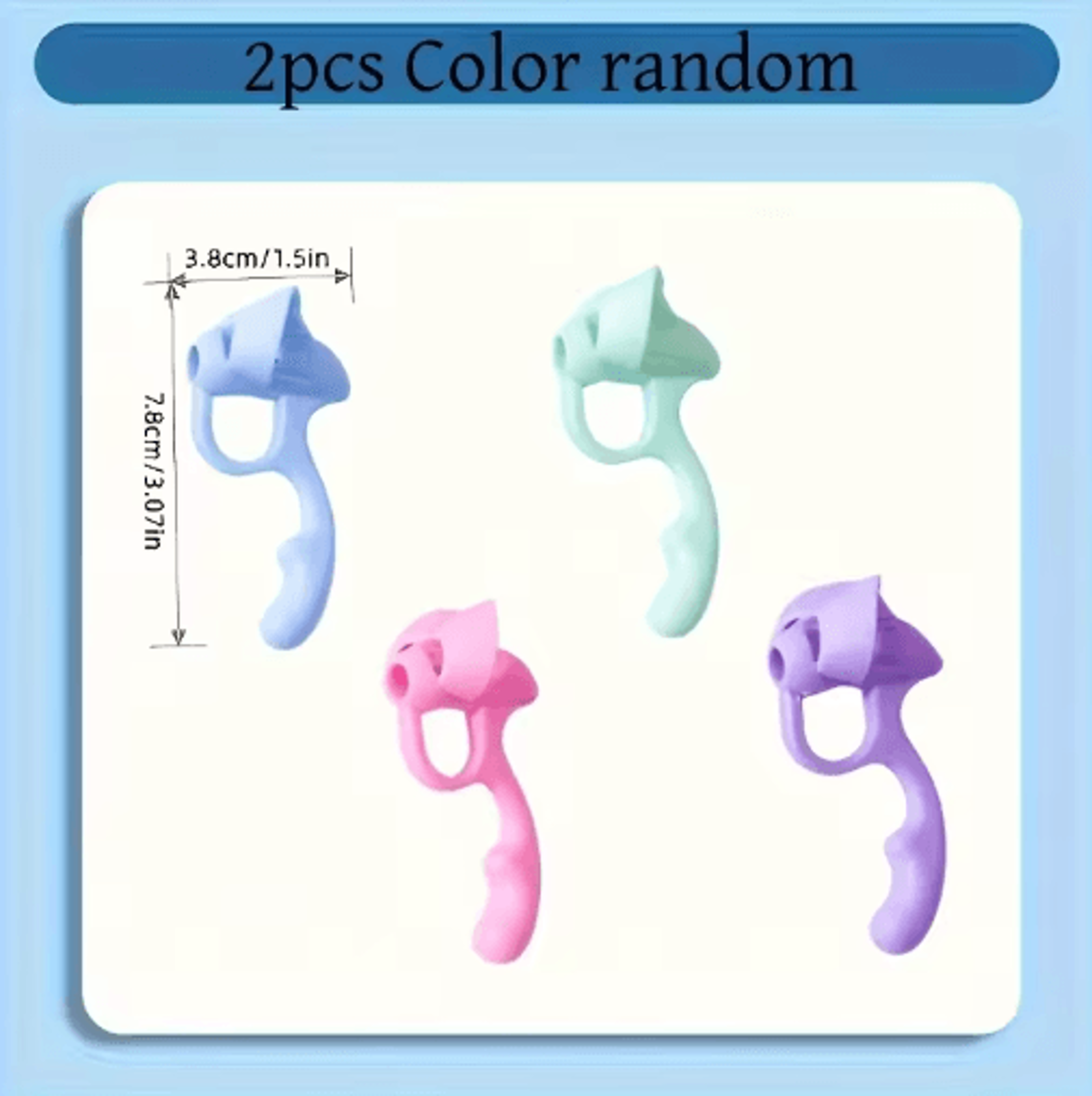 Silicone Pen Grip Correctors Soft Pencil Holders For Handwriting Practice And Posture Correction 1