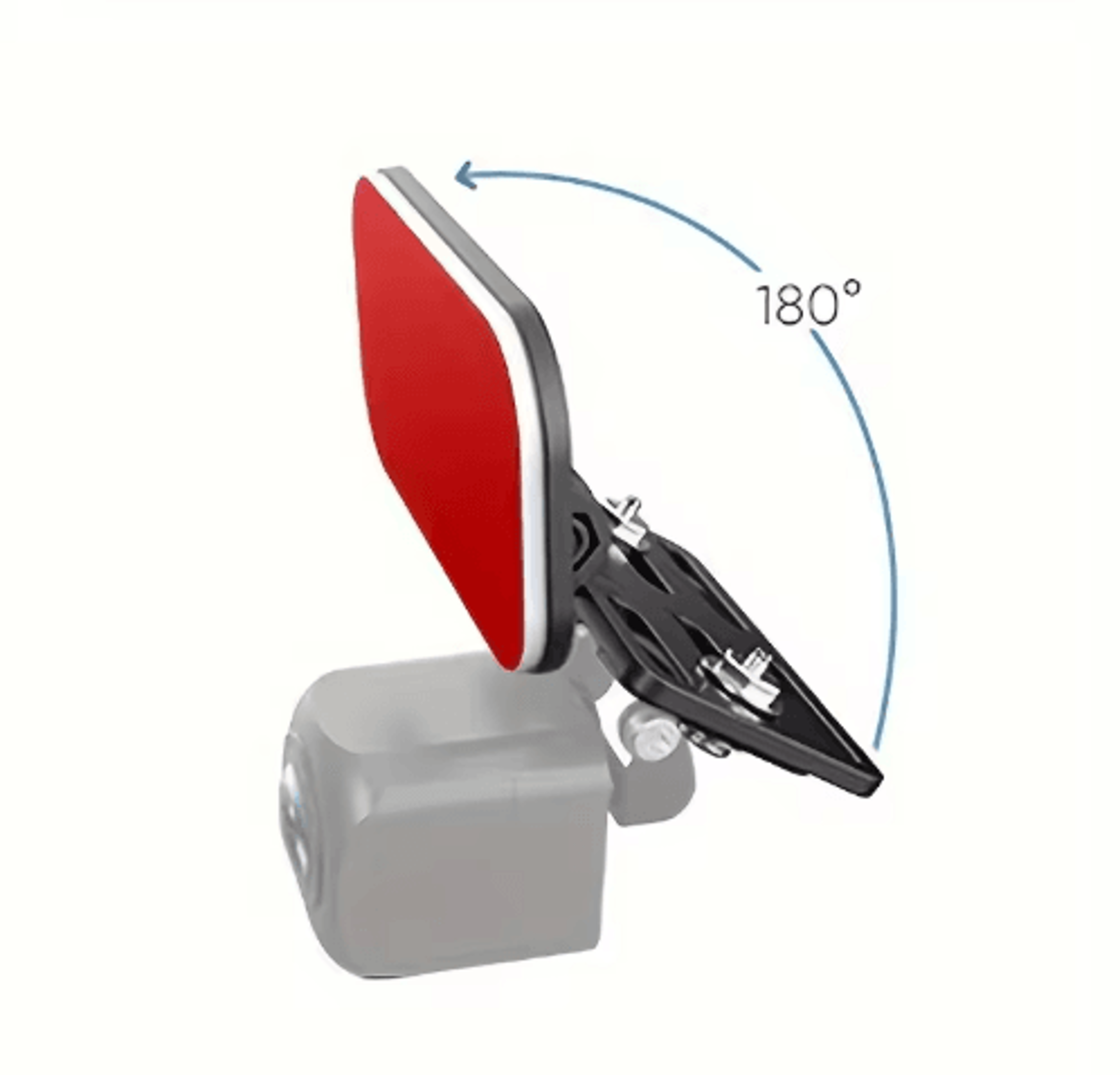 Rearview Camera Mount For SUV And Automobiles Lightweight 180 Adjustable Bracket With Self Adhesive 7