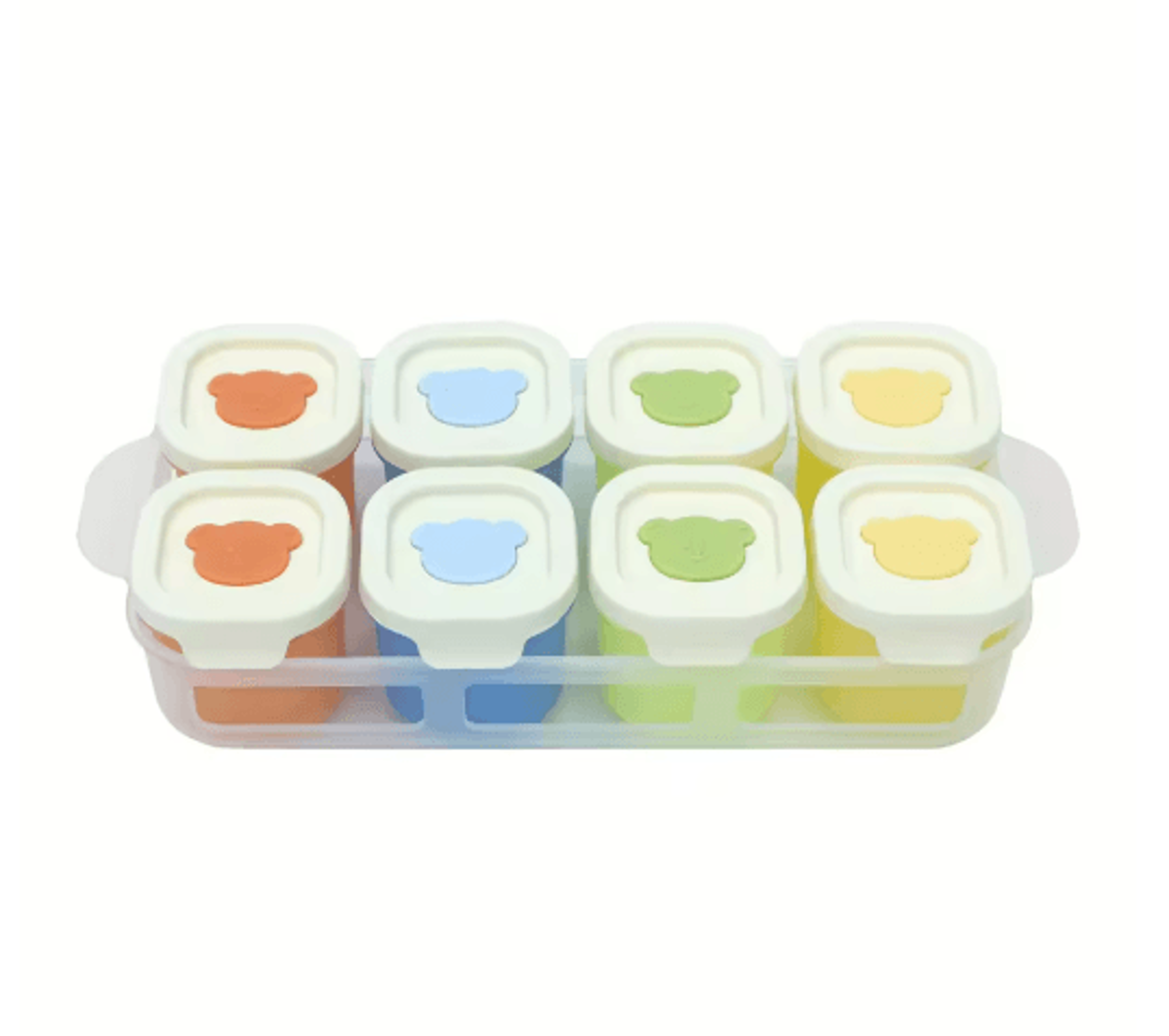 9pcs Silicone Food Storage Containers With Lids Reusable Leak Proof Snack And Meal Prep Set 1