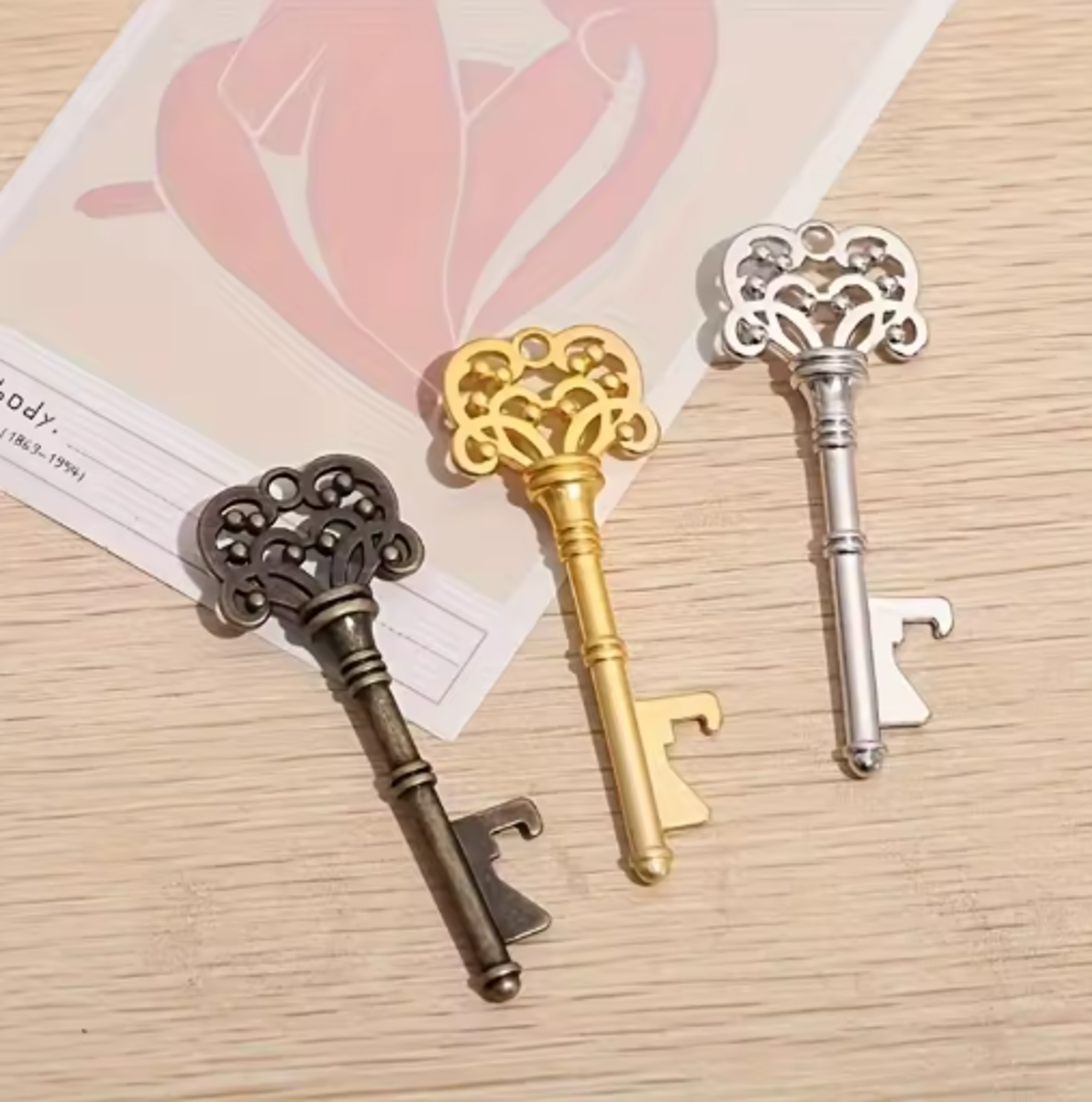 Vintage Crown Key Bottle Opener Classic Metal Barware Tool for Home and Events – view 8