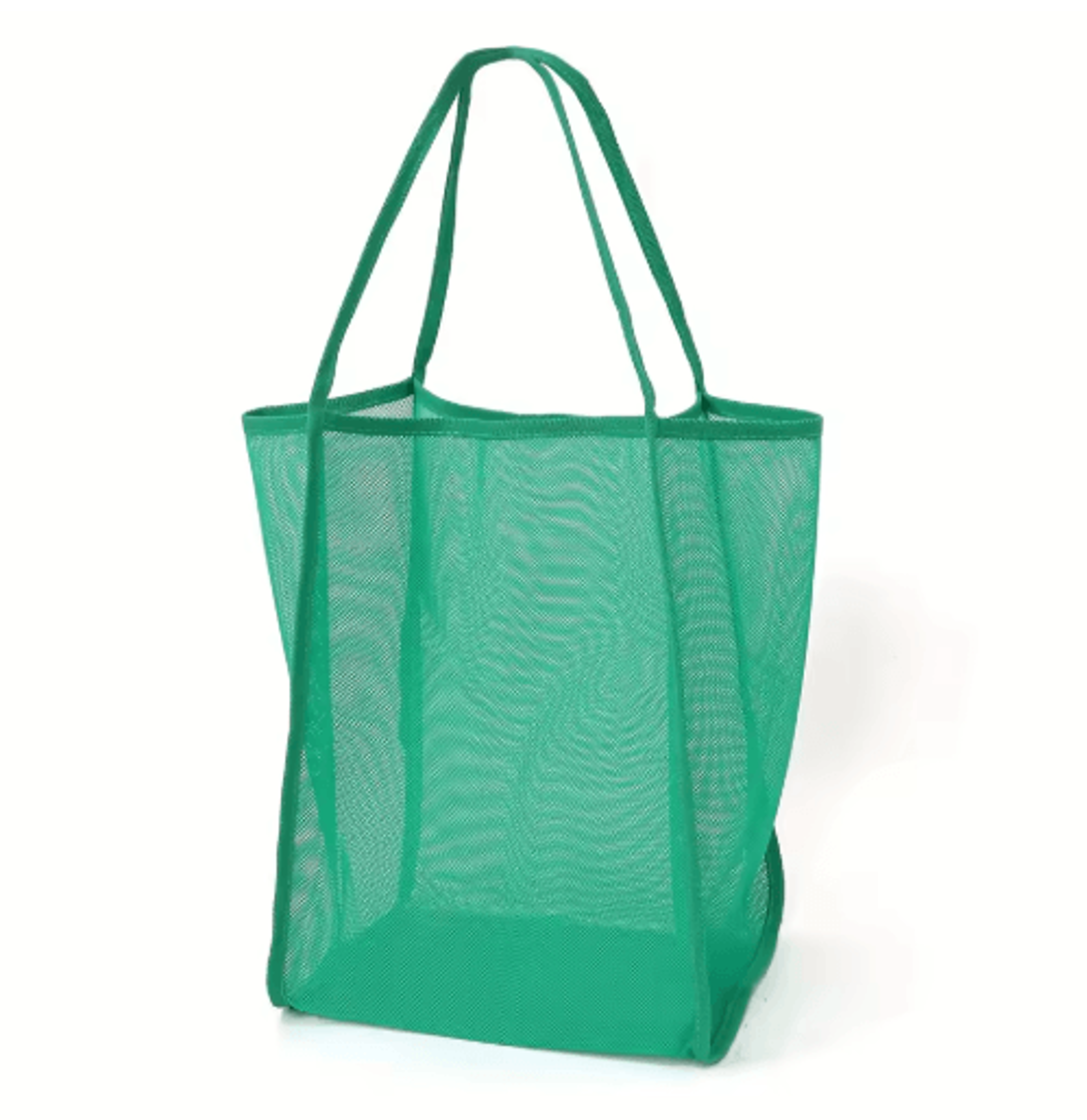 XL Foldable Beach Toy Bag Extra Large Mesh Tote With Sturdy Handles For Storage And Travel 3