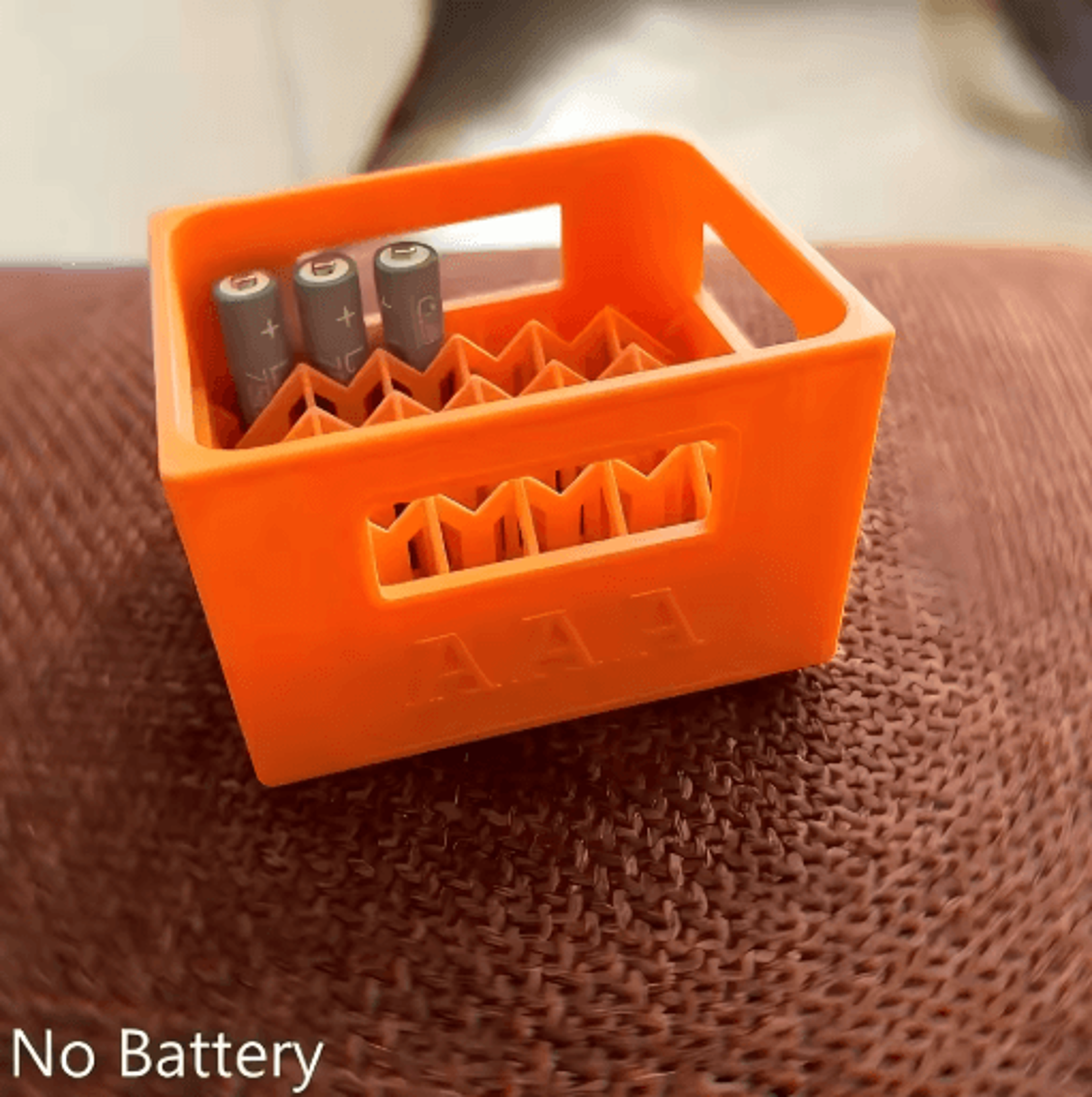 3D Printed AA AAA Battery Storage Box Large Capacity Battery Organizer With 30 20 Slots 0
