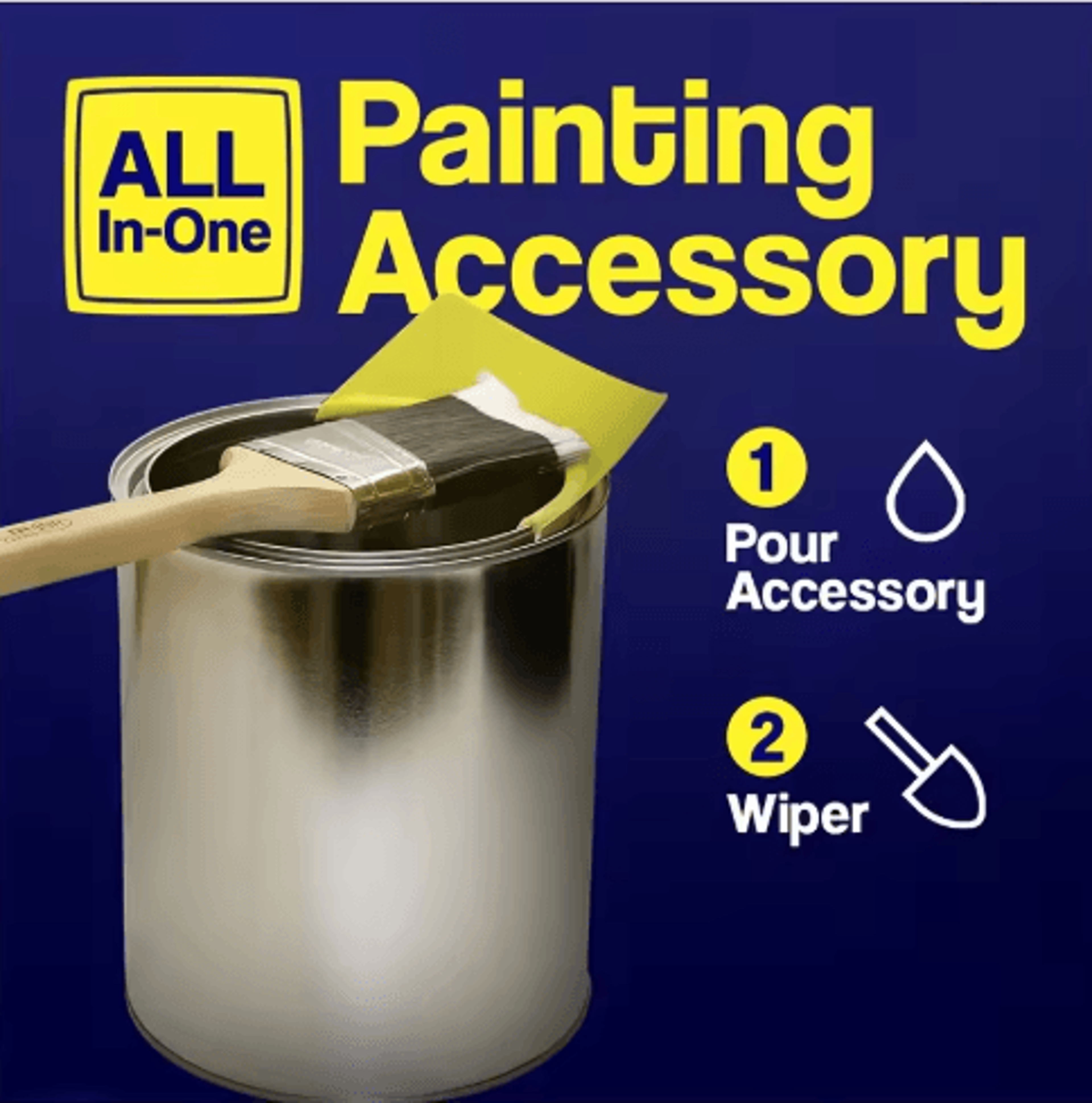 Paint Can Spout And Brush Holder All In One Pouring Attachment For Pint And Quart Cans 5