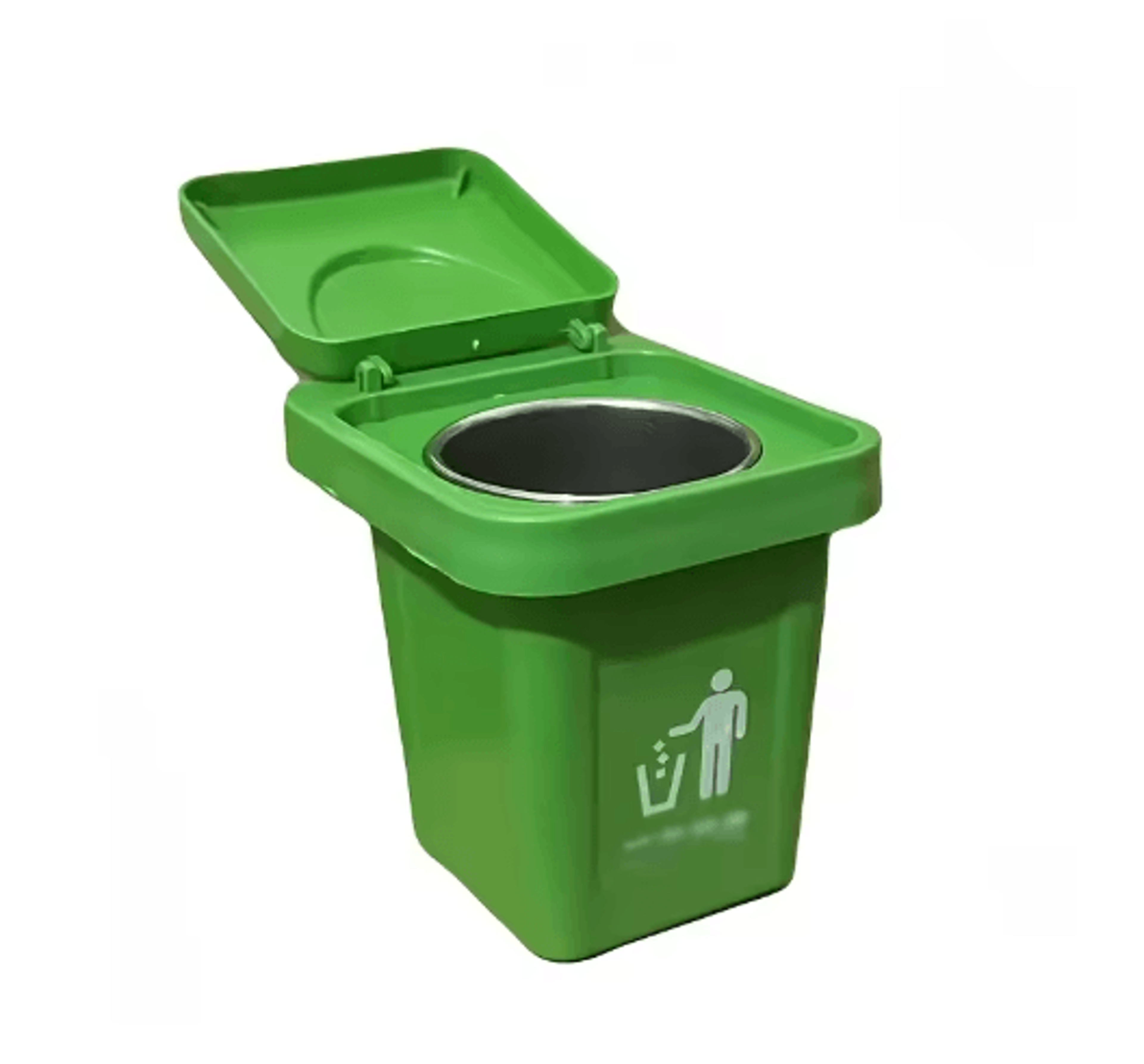Stainless Steel Wall Mounted Ashtray With Lid Anti Fly Ash Bathroom Trash Can Ashtray 3