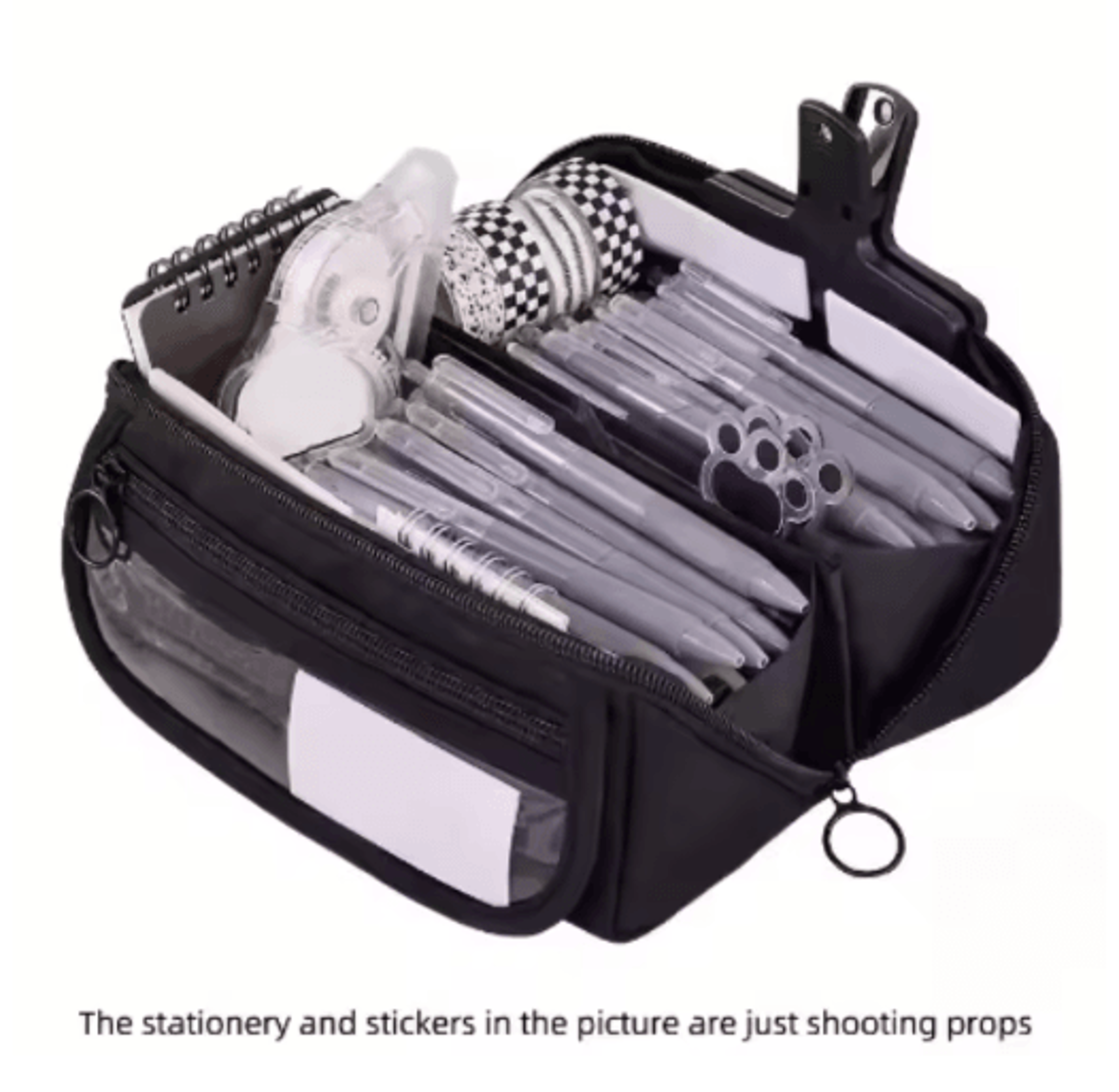 Large Capacity Pencil Case Durable Tabletop Stationery Storage Box For Study And Work 1