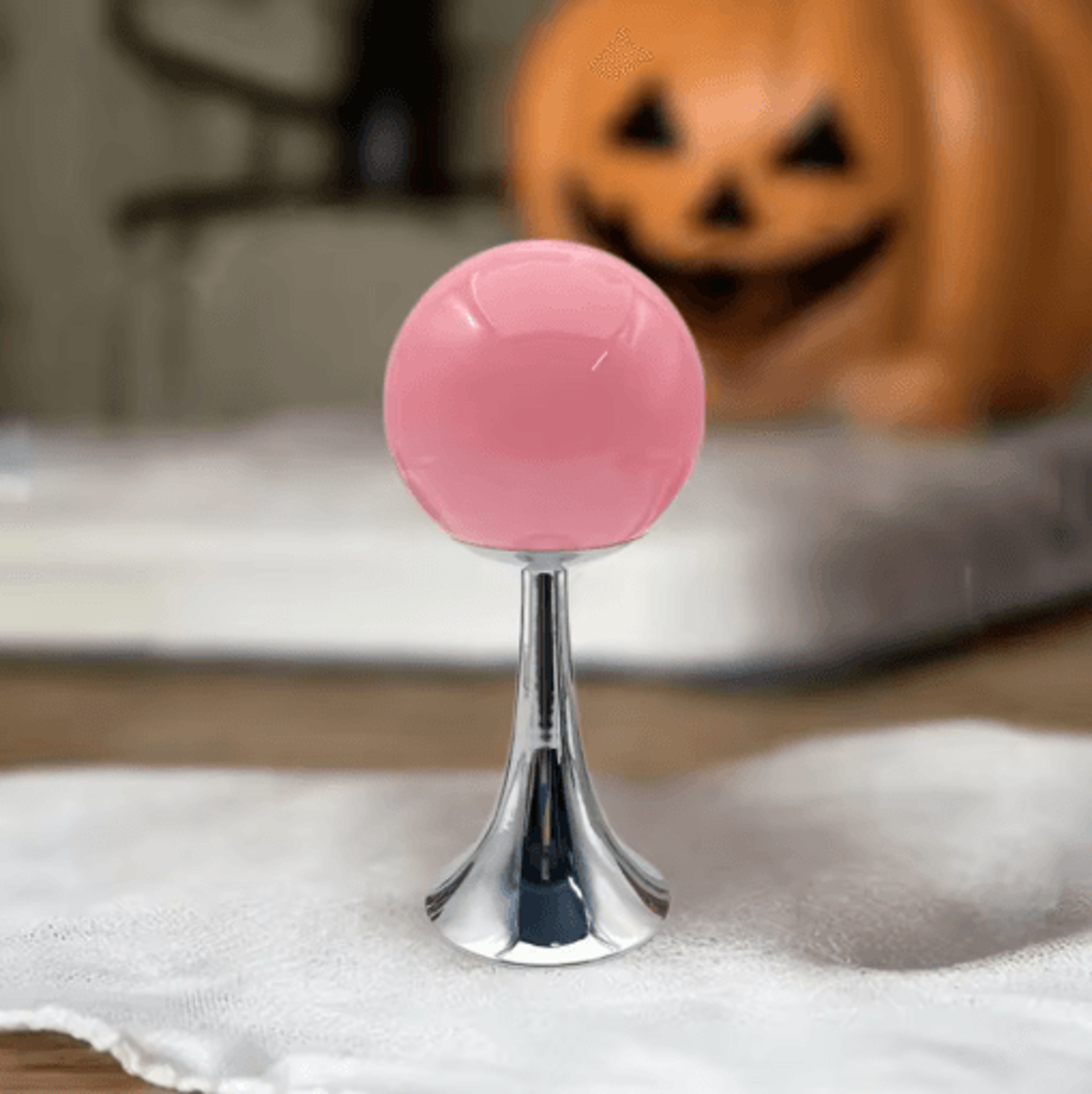 Glass Round Table Lamp Elegant Bedside And Desktop Night Light For Cozy Room Atmosphere 9