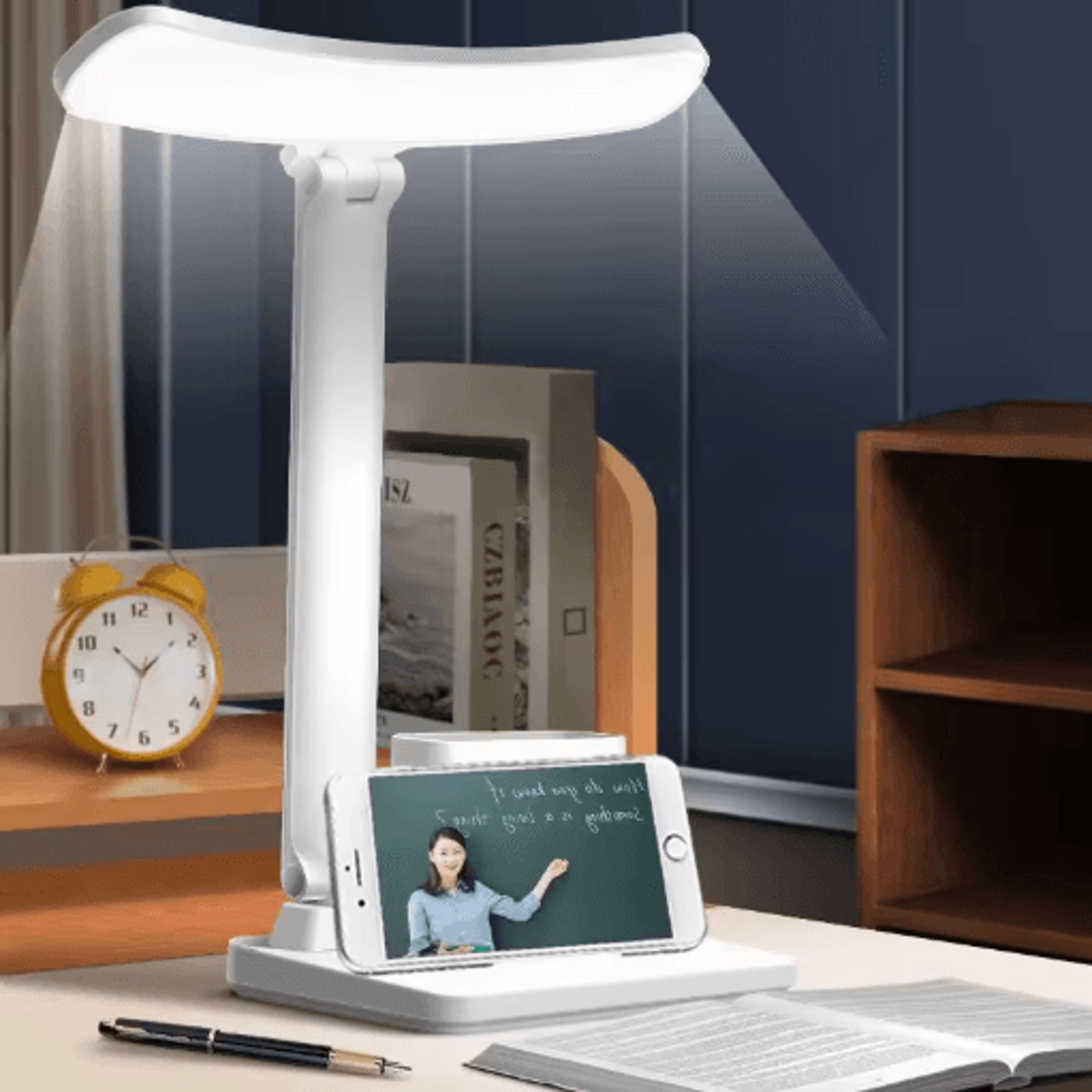 LED Desk Lamp 3 Level Dimmable Touch Night Light With USB Rechargeable Design 6