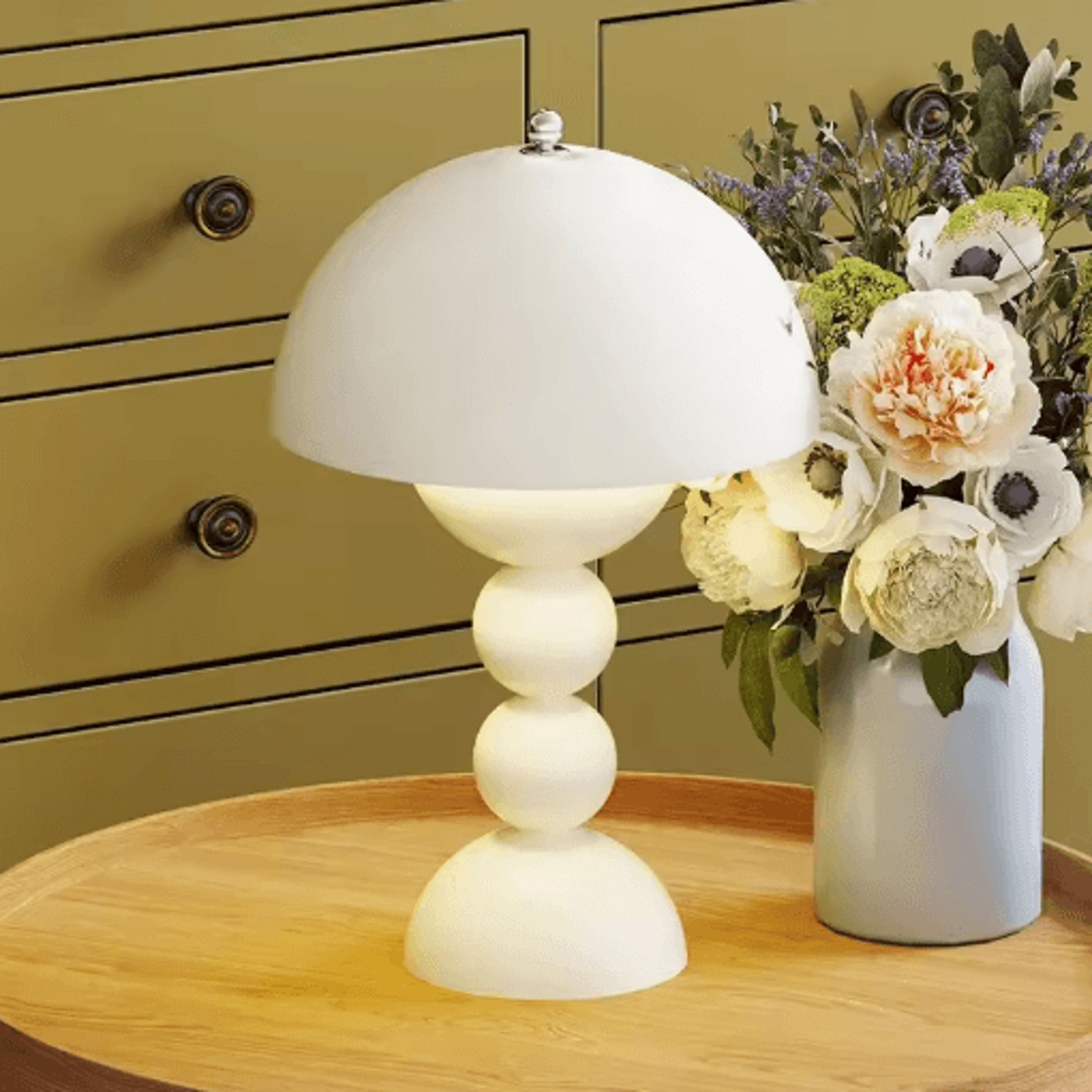 Nordic LED Flowers Table Lamp USB Dimmable Night Light For Bedroom Bedside Desk Lighting Home Livin 0