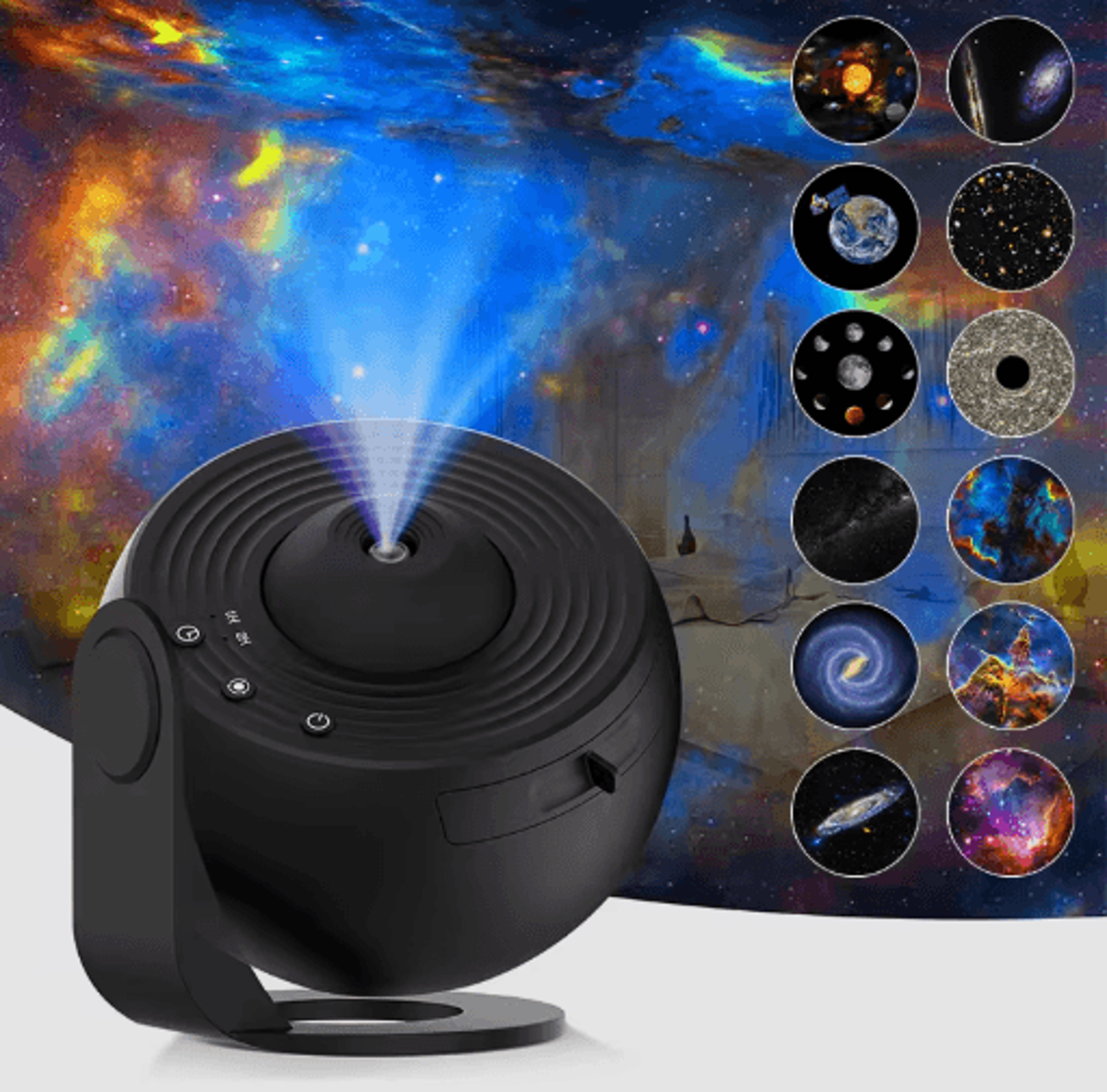 Galaxy Night Light Projector 360 Rotating Starry Sky Planetarium Lamp 1