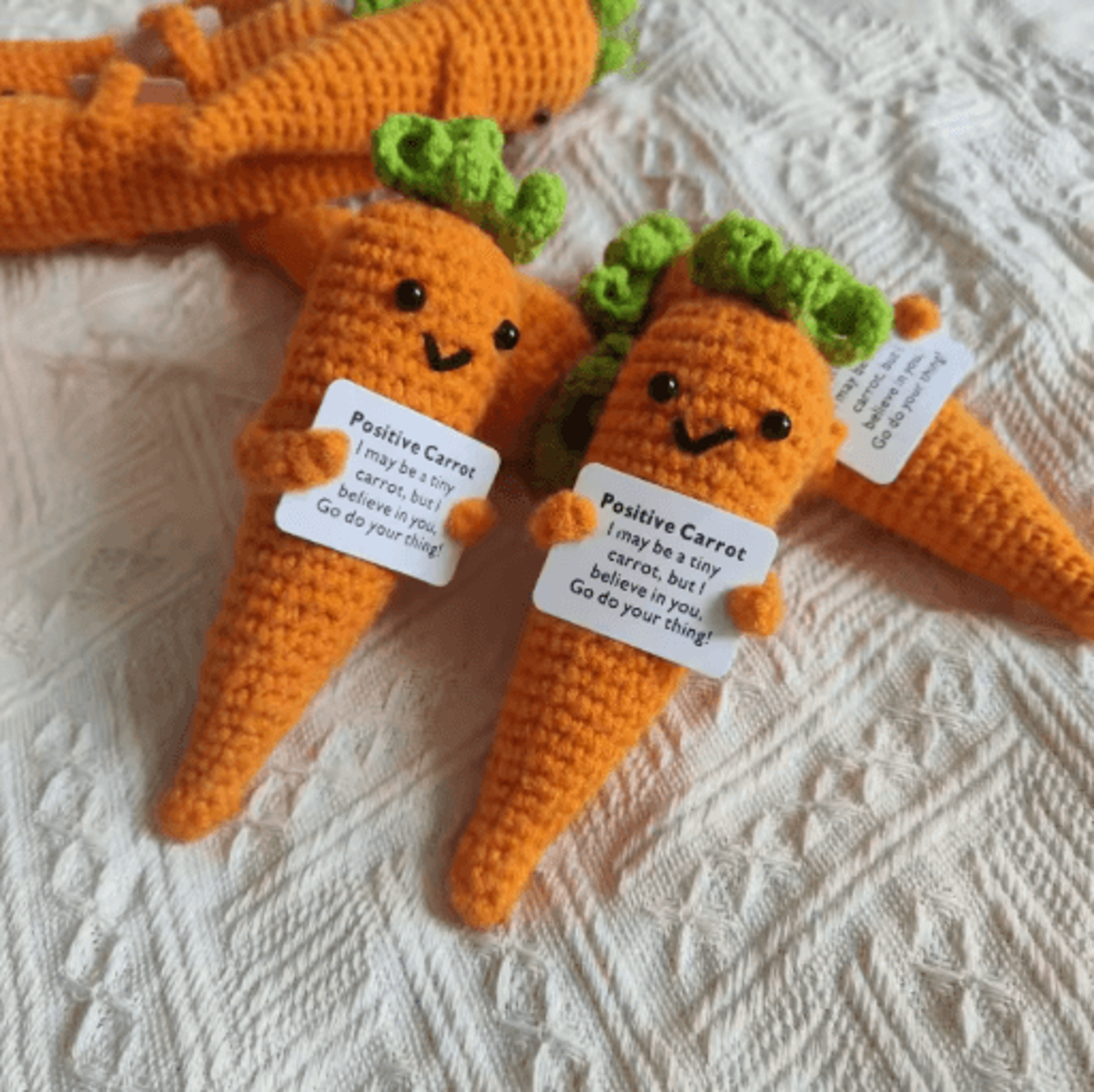 Handmade Crocheted Vegetable Dolls Positive Energy Wool Plush Set Potato Broccoli Carrot Pineapple  3
