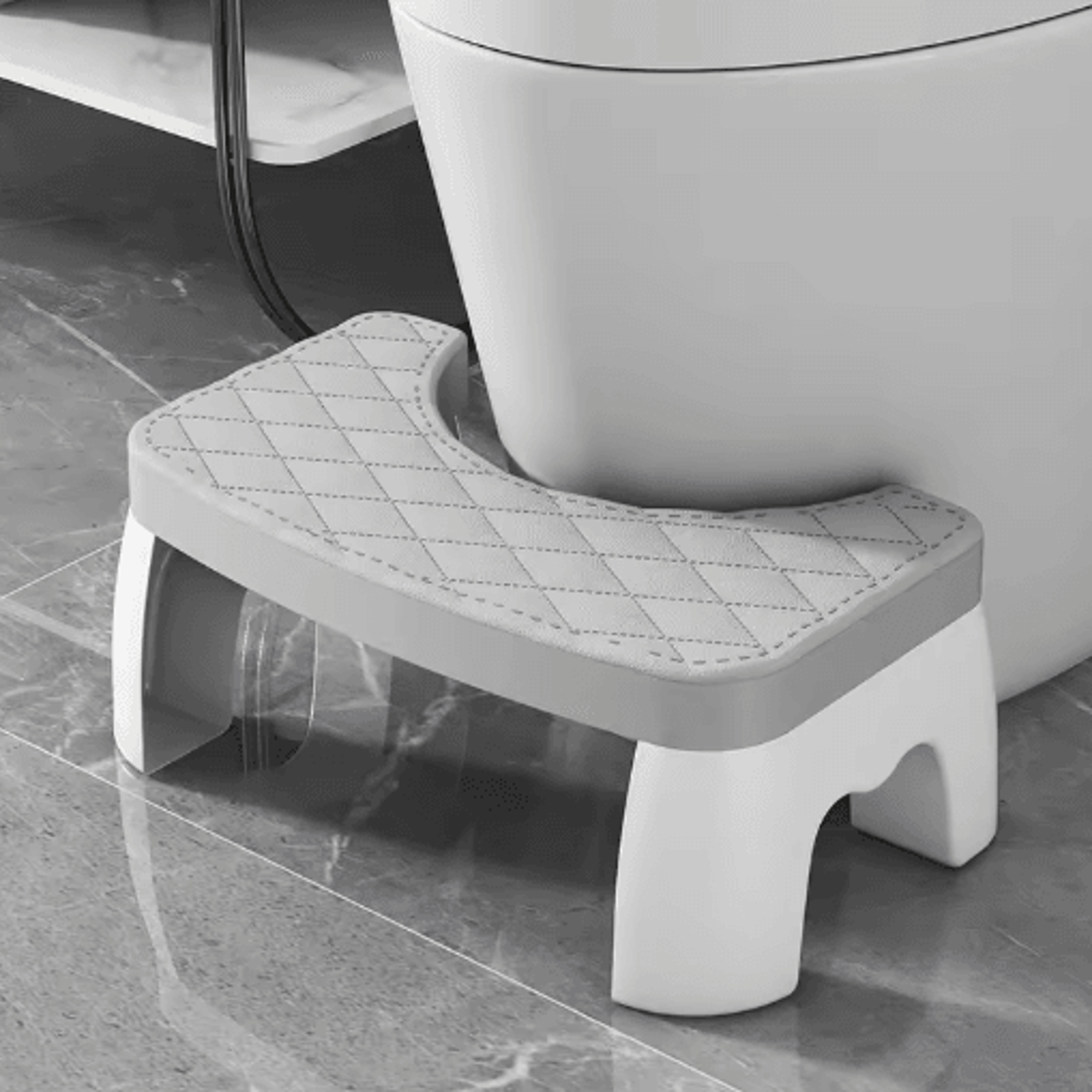 Toilet Squat Stool Removable Non Slip Portable Bathroom Footstool 2