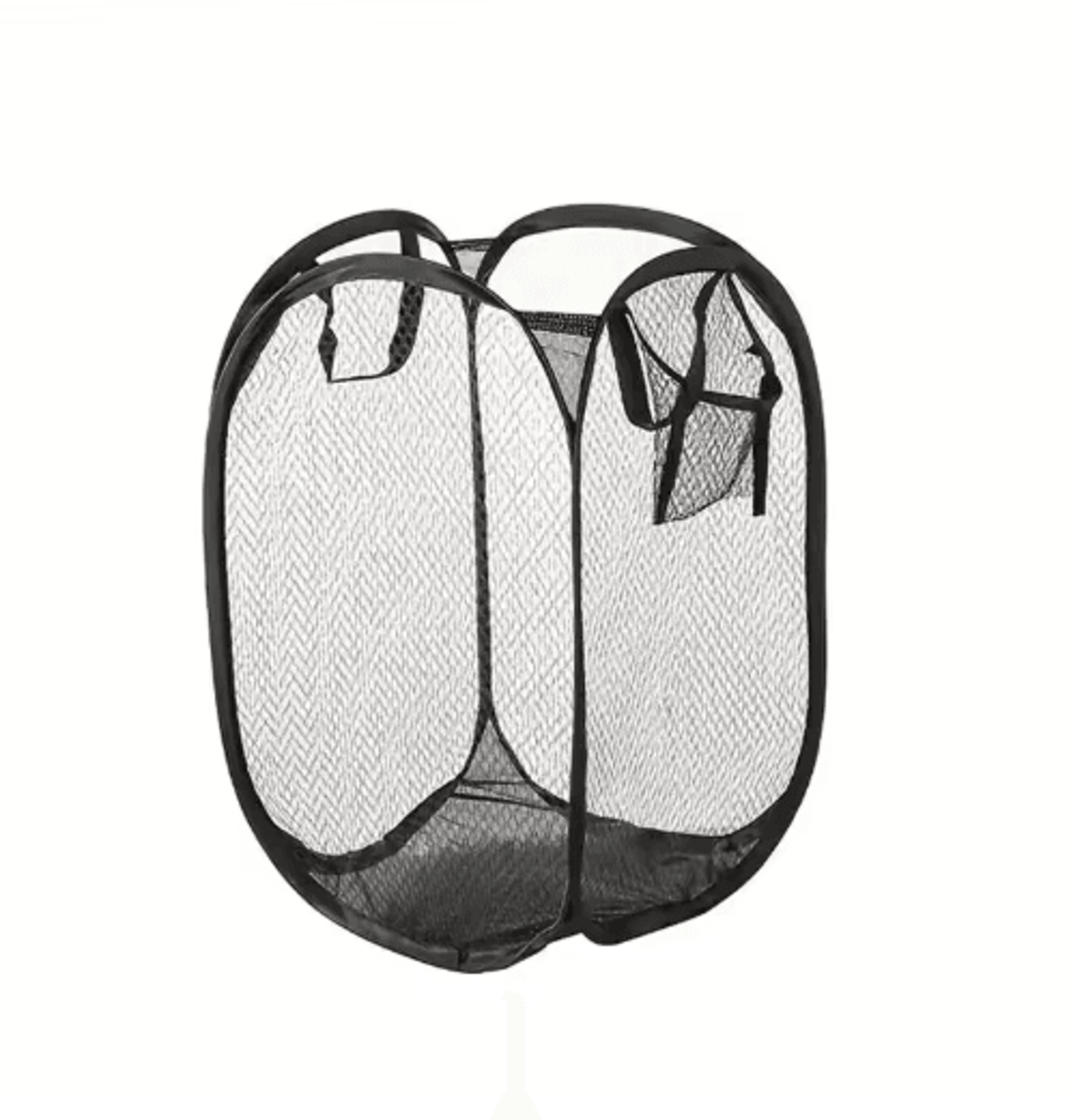 Mesh Pop Up Laundry Basket Foldable Large Capacity Dirty Clothes Storage Basket 10