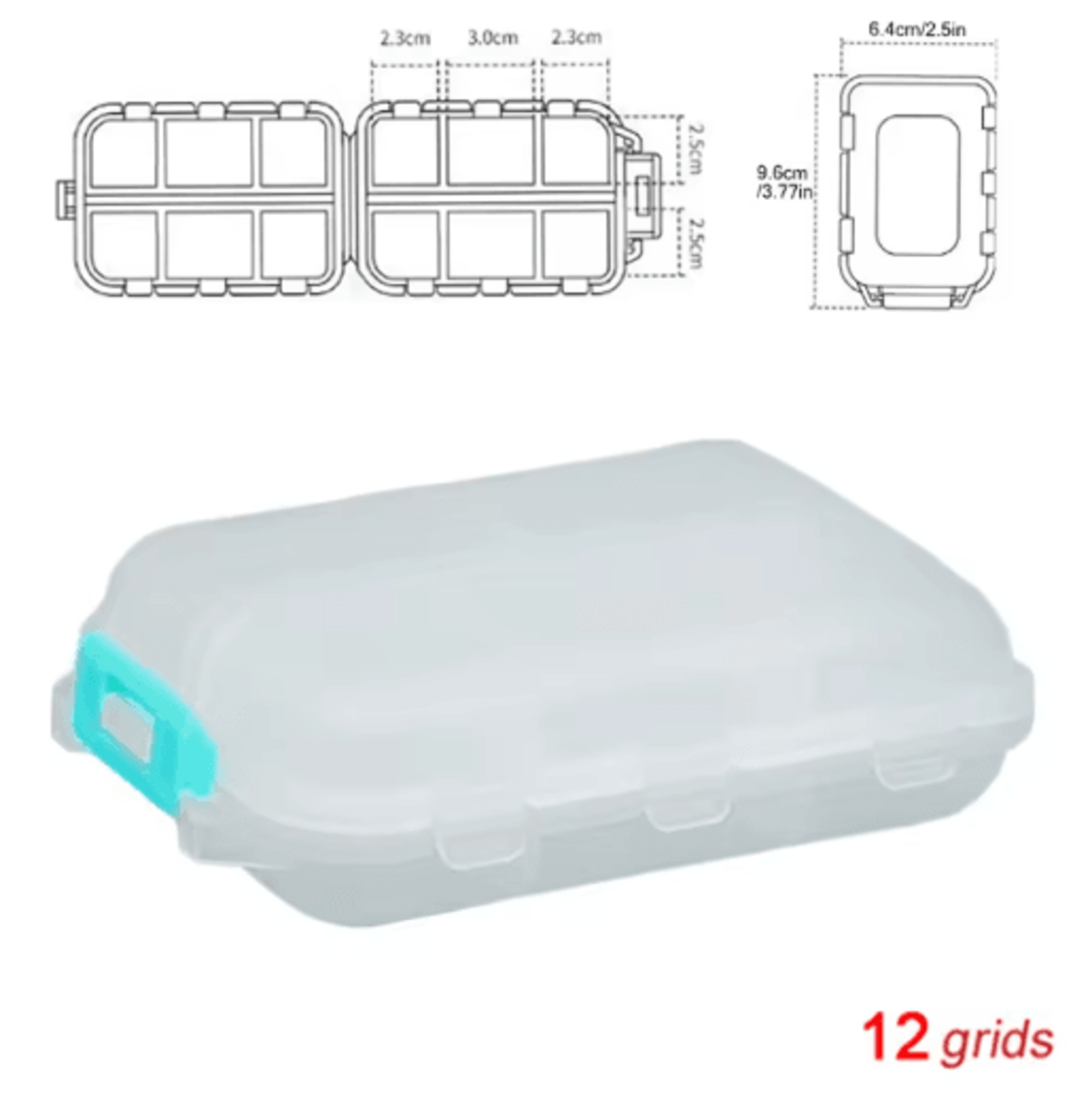 Portable Folding Pill Case Compact Medicine Organizer For Daily And Travel Use 3