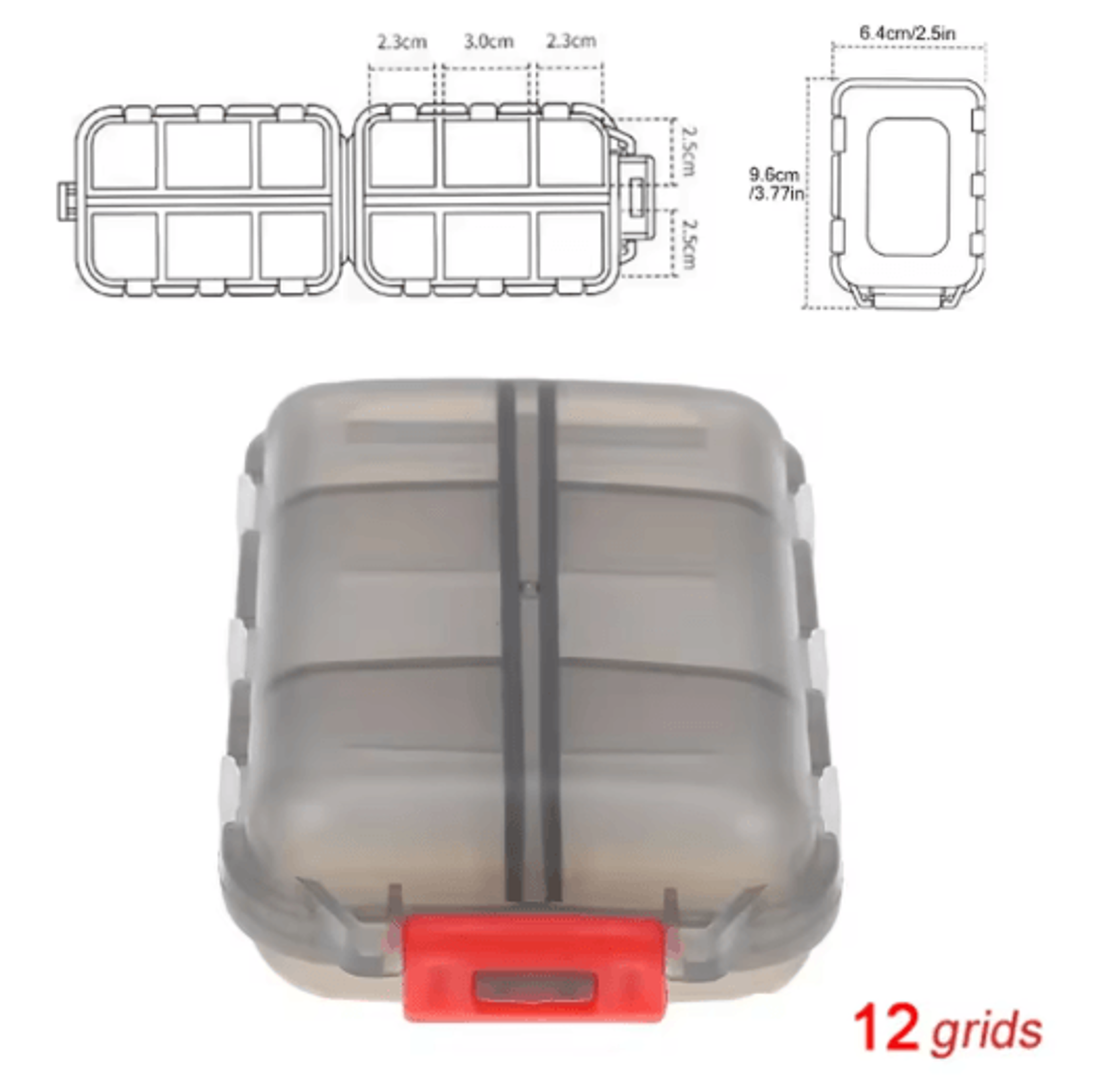 Portable Folding Pill Case Compact Medicine Organizer For Daily And Travel Use 7
