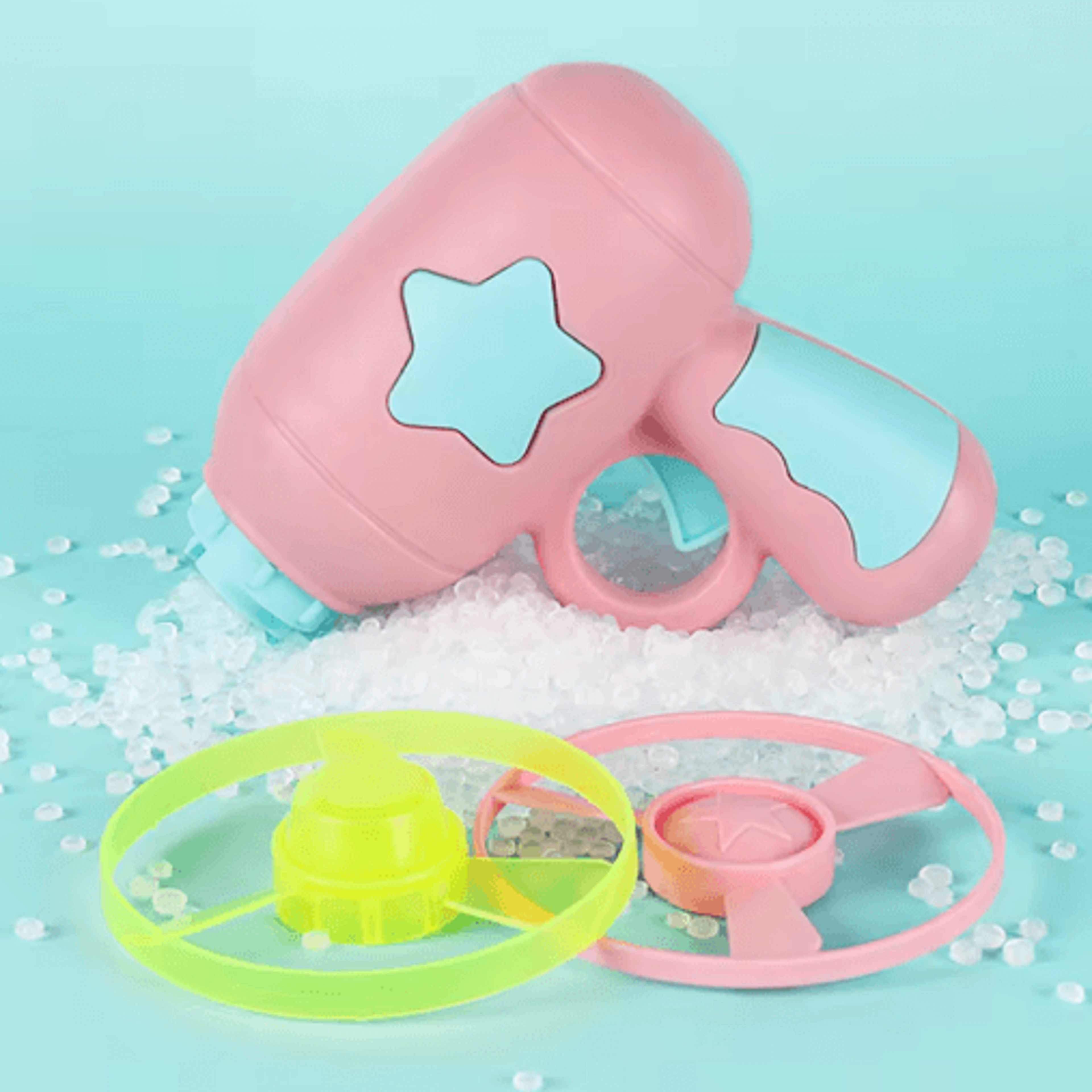 Funny Interactive Flying Disc Cat Toy Windmill Catapult Pet Play Toy 5