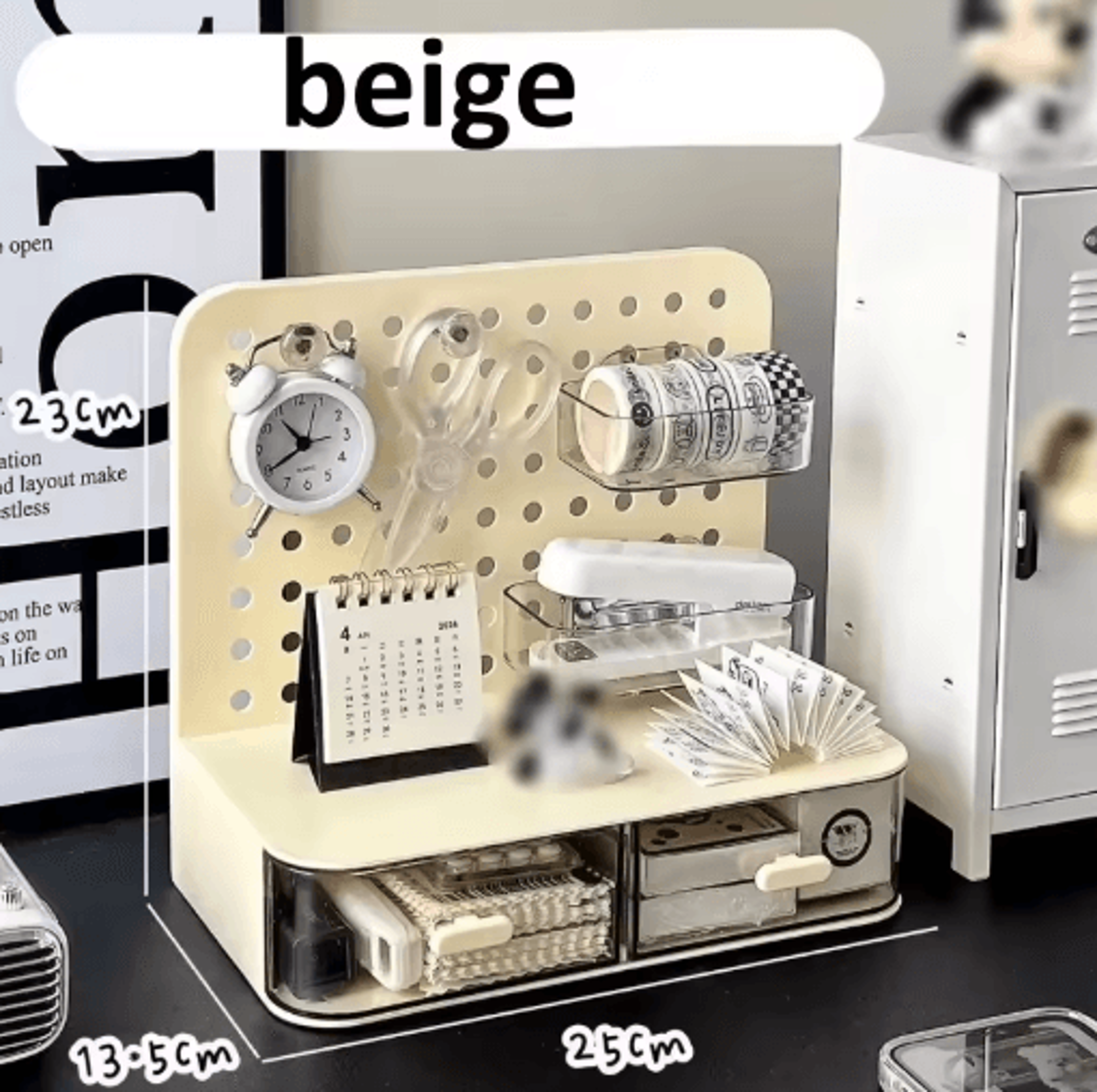Desktop Perforated Board Storage Box Modular Desk Organizer And Pen Holder 2