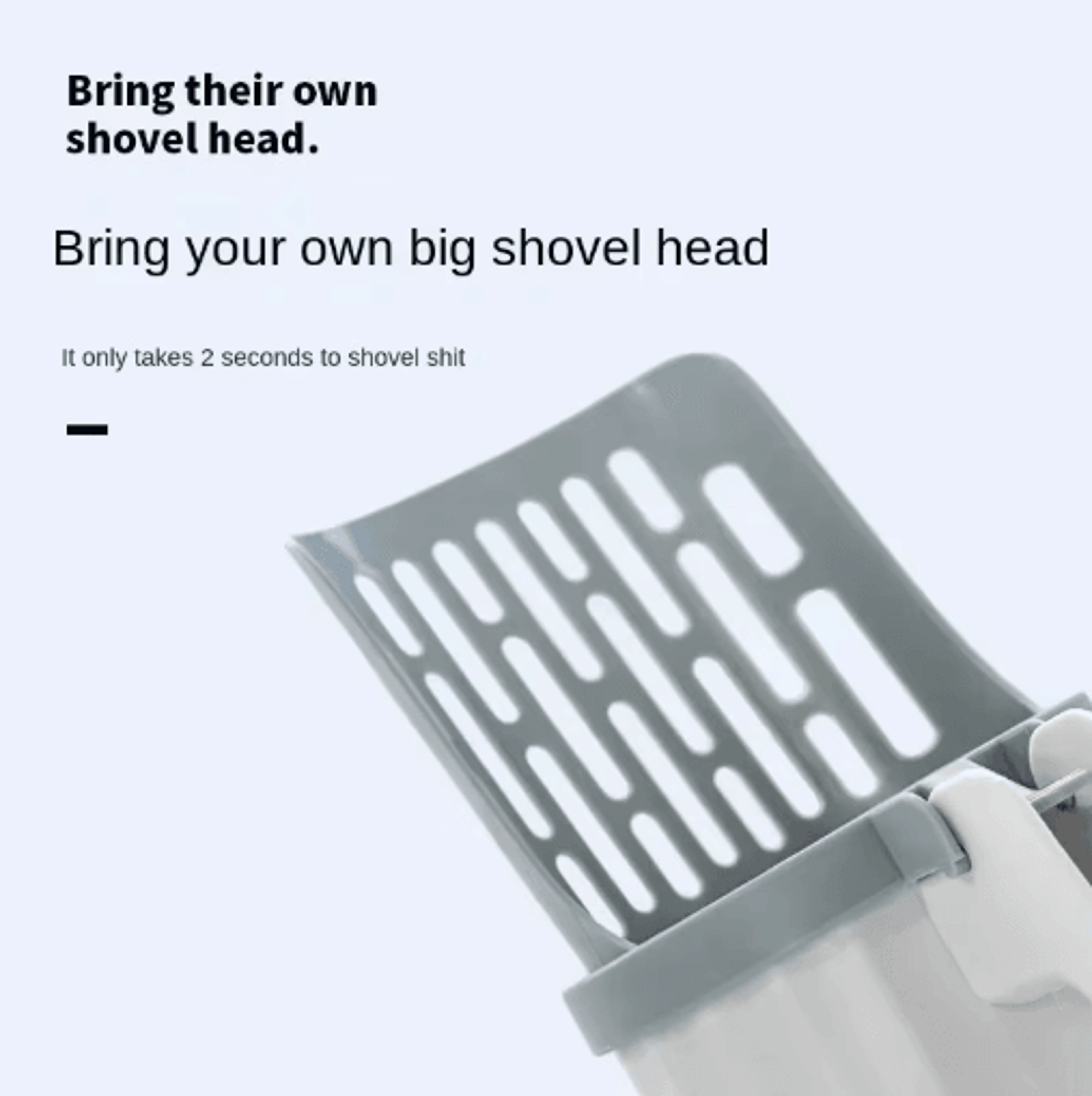 Cat Litter Scoop With Refill Bags  Easy Clean Pet Waste Shovel 6