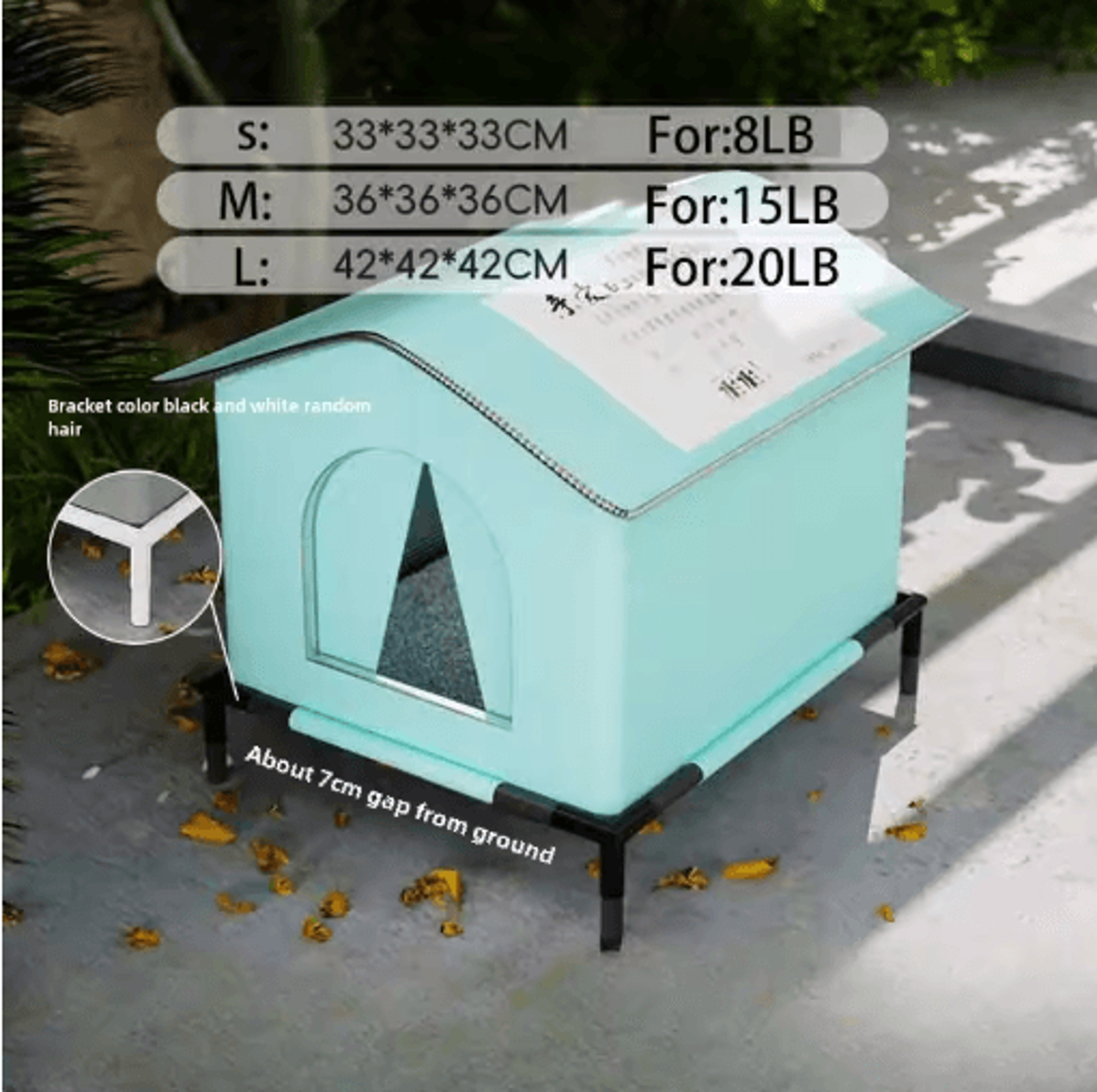 Waterproof Outdoor Pet House  Warm Foldable Sleeping Cave For Cats  Small Dogs 1