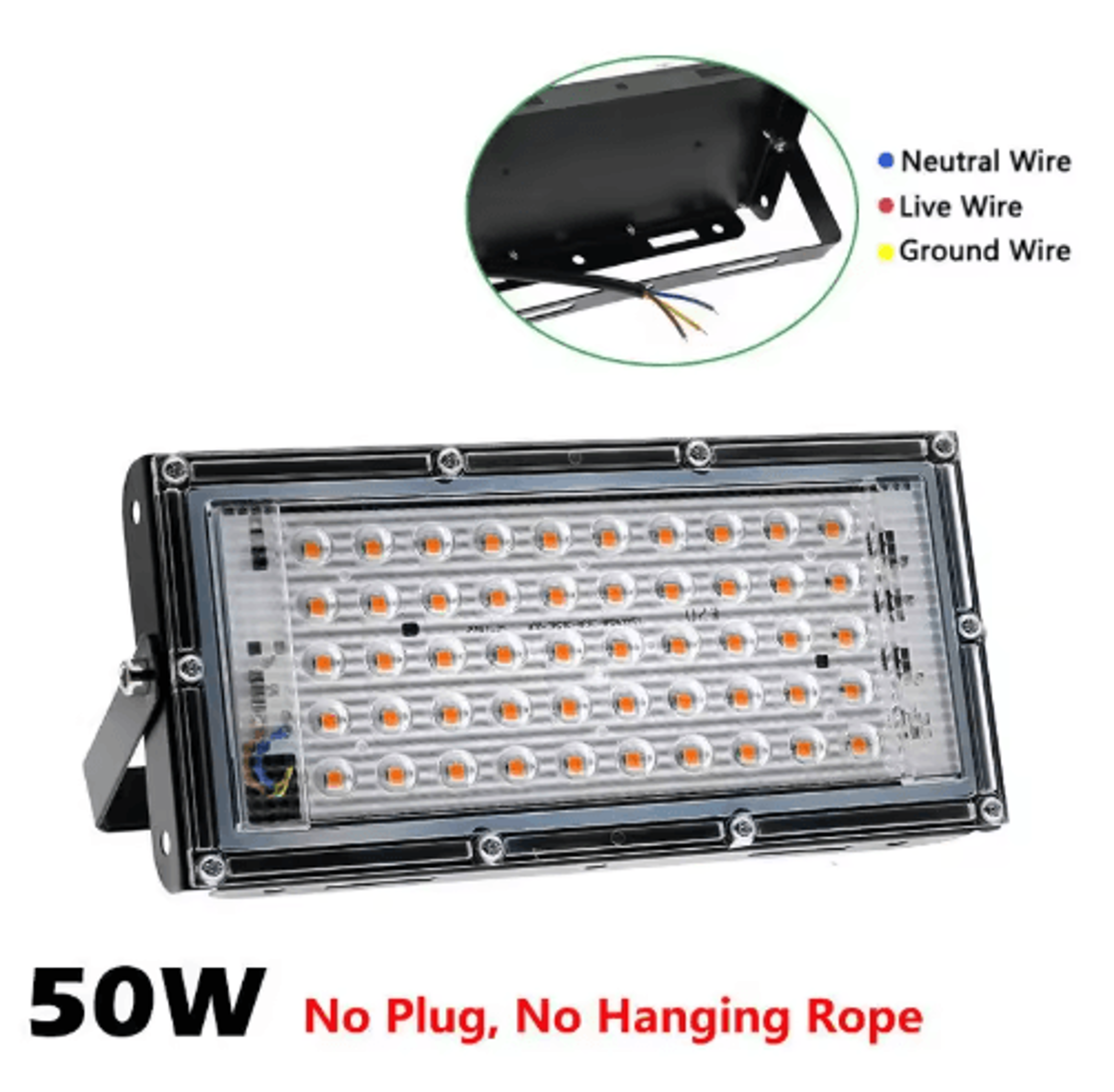 Full Spectrum LED Phyto Lamp For Indoor Plants  50W  100W  300W Grow Light 8