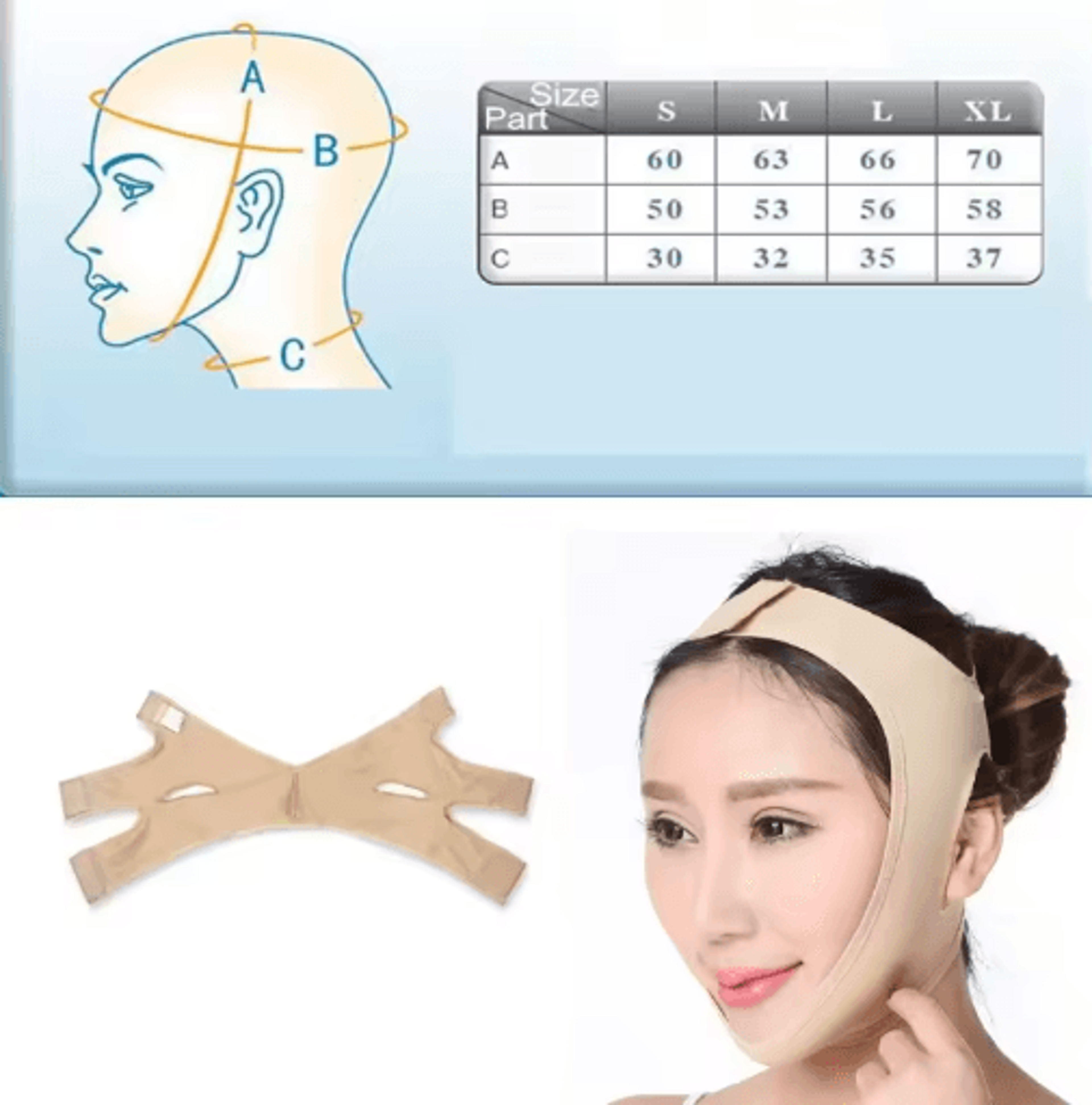 Breathable VFace Slimming Bandage  Elastic V Line Shaper  Facial Lift Tool 7