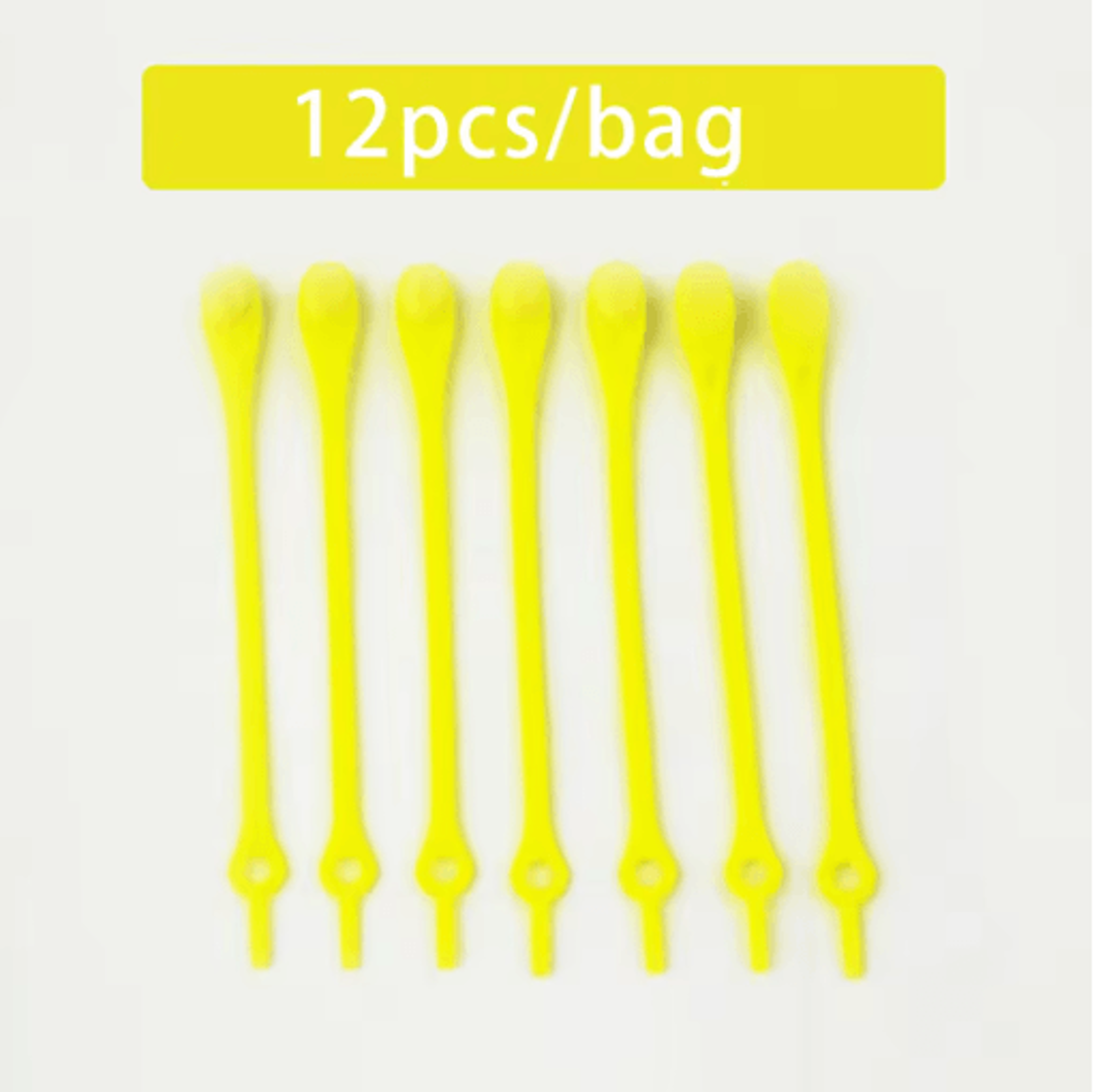 Stretch Silicone No Tie Shoelaces Elastic Laces For Sneakers 12 Pcs Set 3