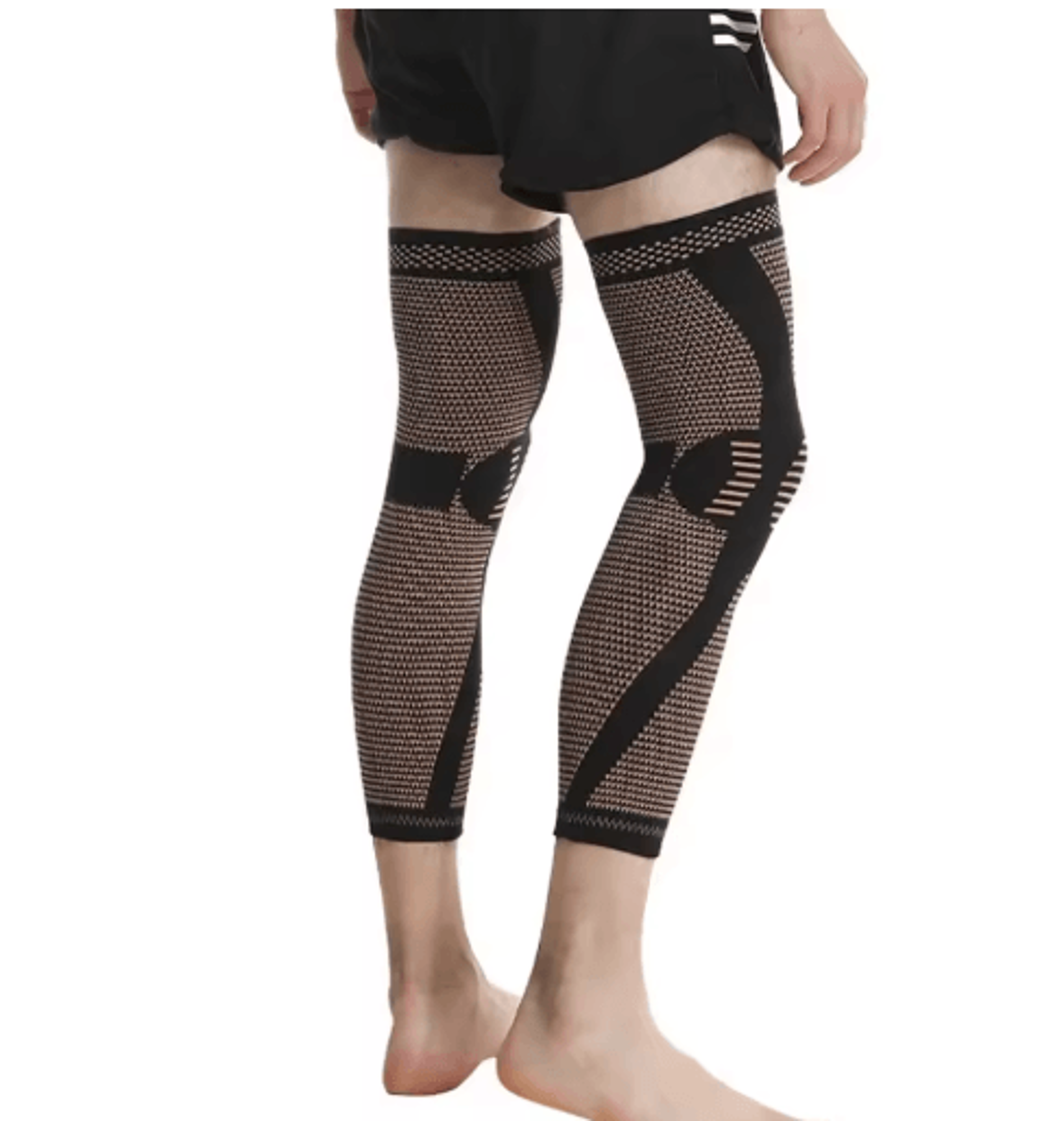 Copper Full Leg Compression Sleeves  Long Knee Support For Sports  Daily Relief 6