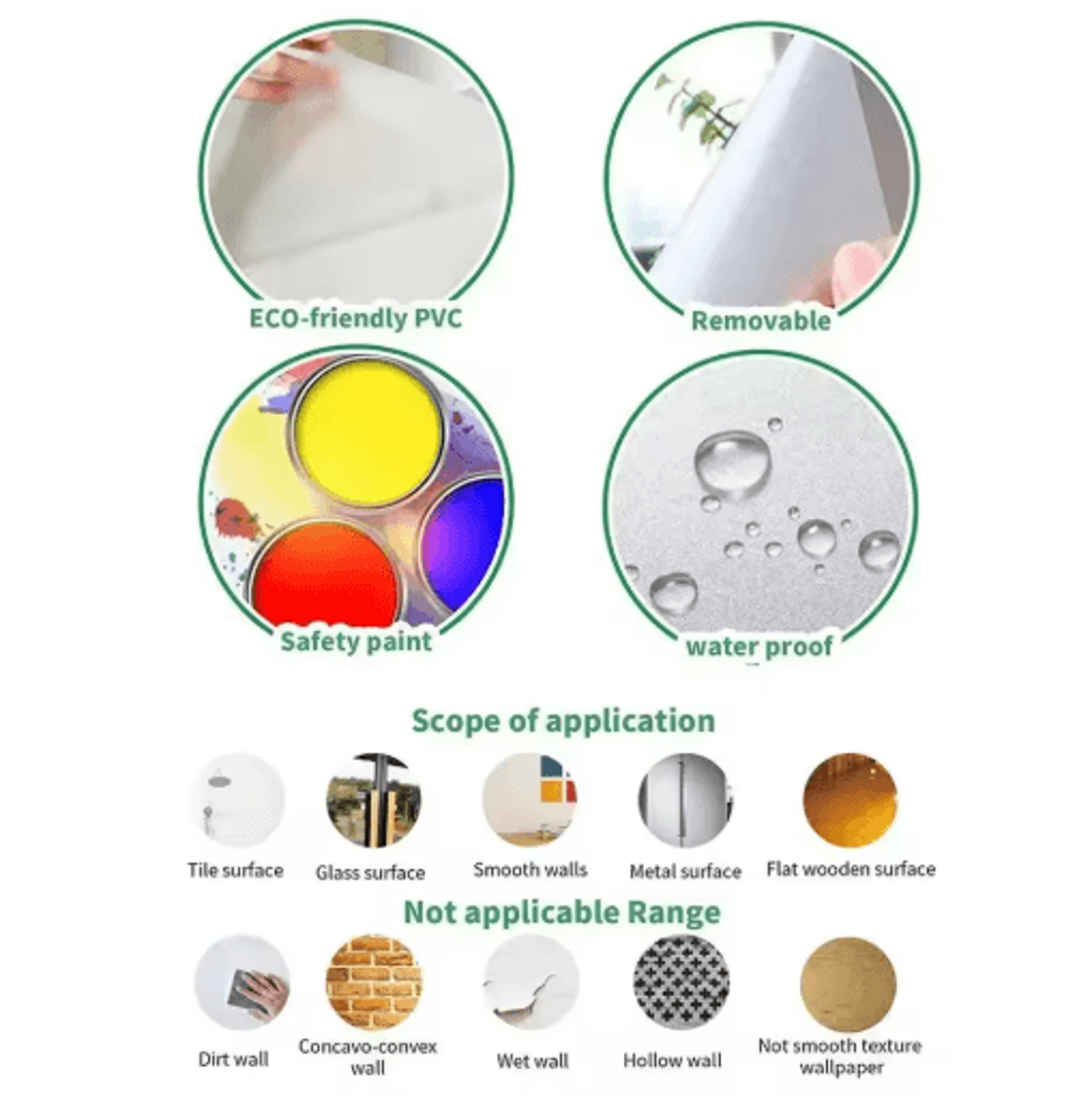 3D Toilet Stickers  Removable SelfAdhesive Bathroom Decor 12pcs 5