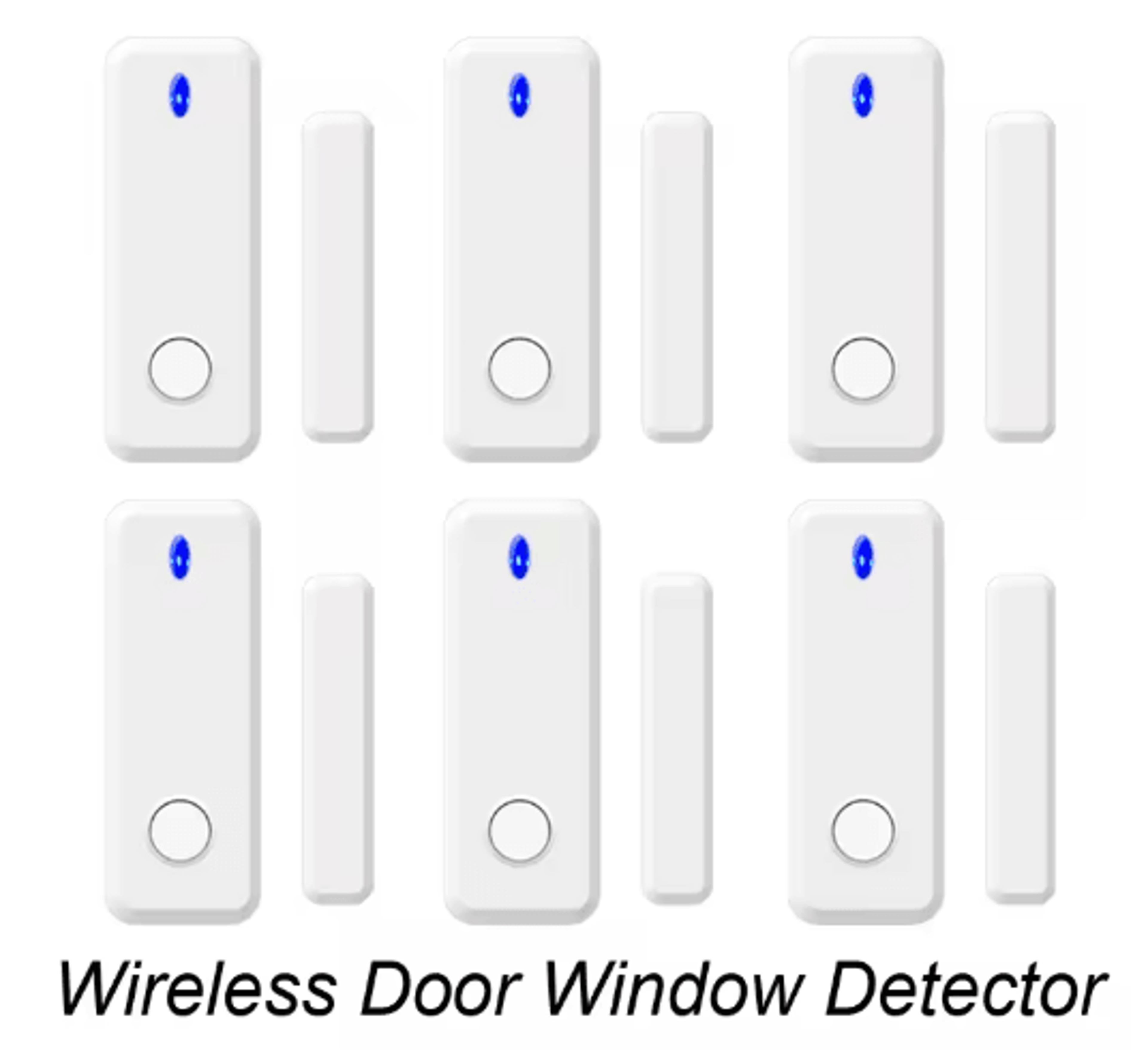 Wireless Door  Window Sensor  433MHz Open Door Detector For Smart Alarm Systems 1