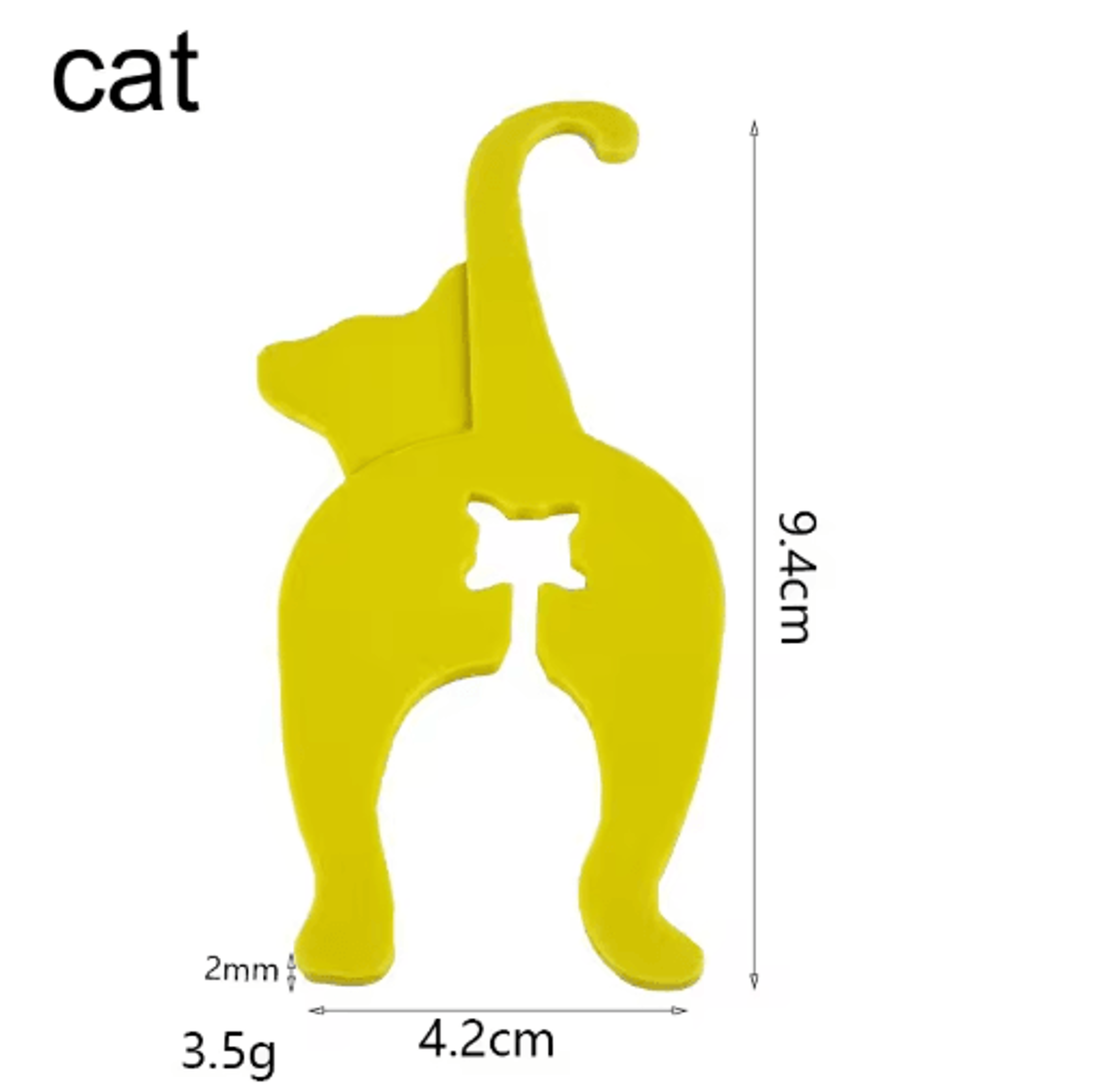 Cat  Dog Butt Bread Bag Clips 6Pack  Reusable Sealing Clips For Kitchen Storage 3