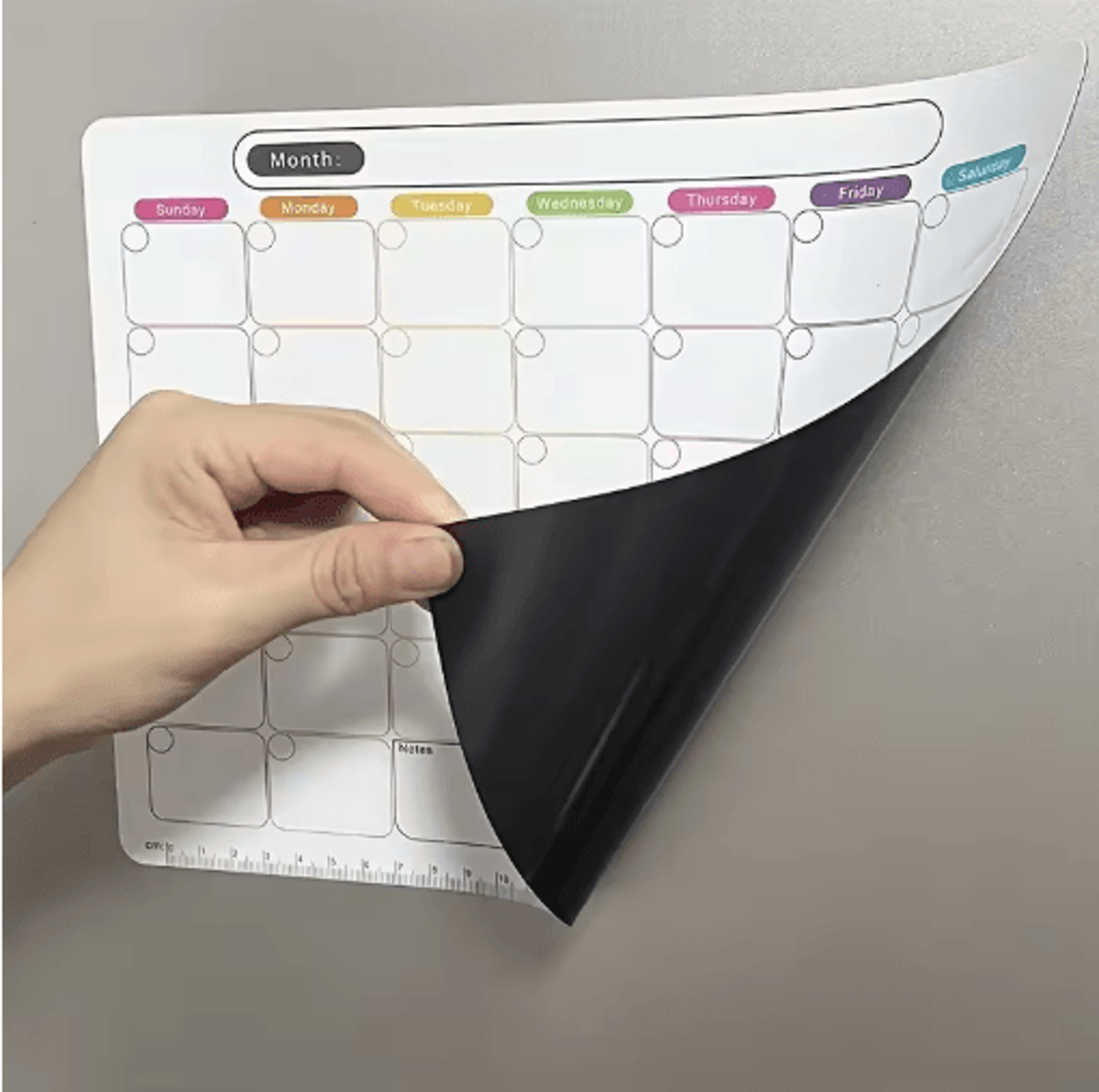 Magnetic Memo Message Board  Reusable Erasable Refrigerator Note Pad  Weekly Planner 4