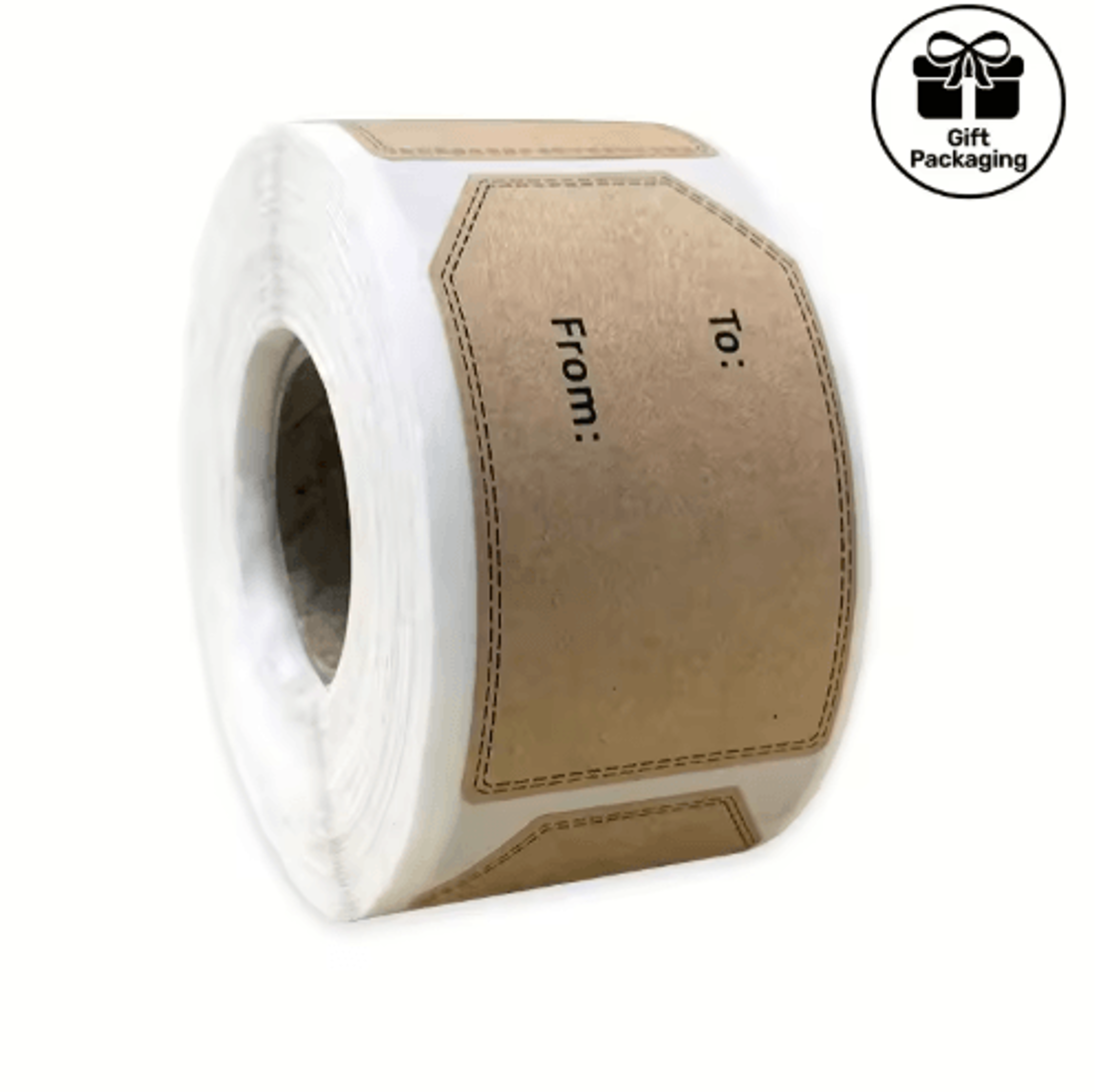 Kraft Paper Handmade Gift Tag Stickers 300Pack  Decorative Packaging  Party Labels 5