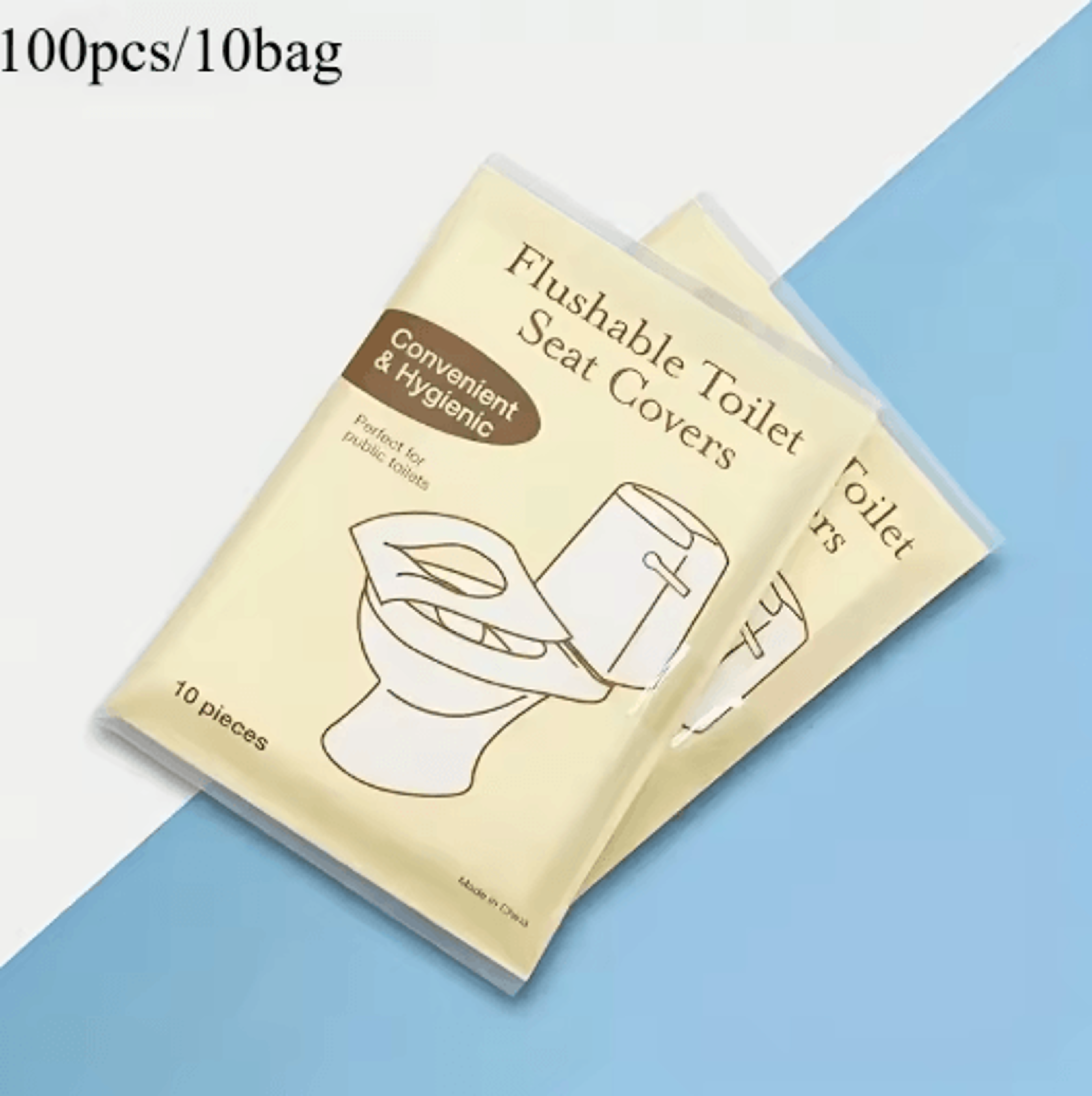 Disposable Toilet Seat Covers 2050100Pack  Thickened Hygienic Paper Toilet Mats For Travel  Home 1