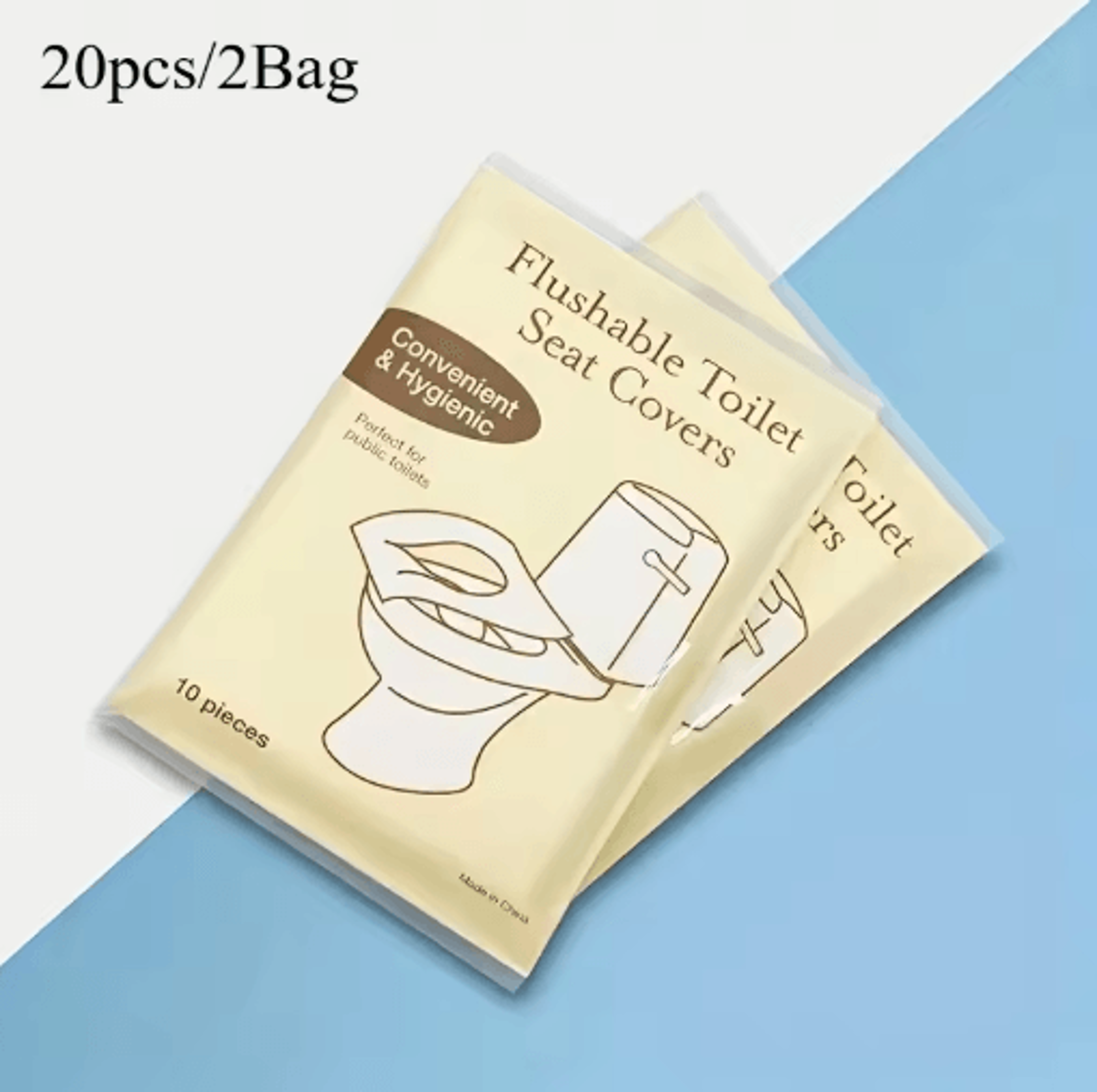 Disposable Toilet Seat Covers 2050100Pack  Thickened Hygienic Paper Toilet Mats For Travel  Home 2