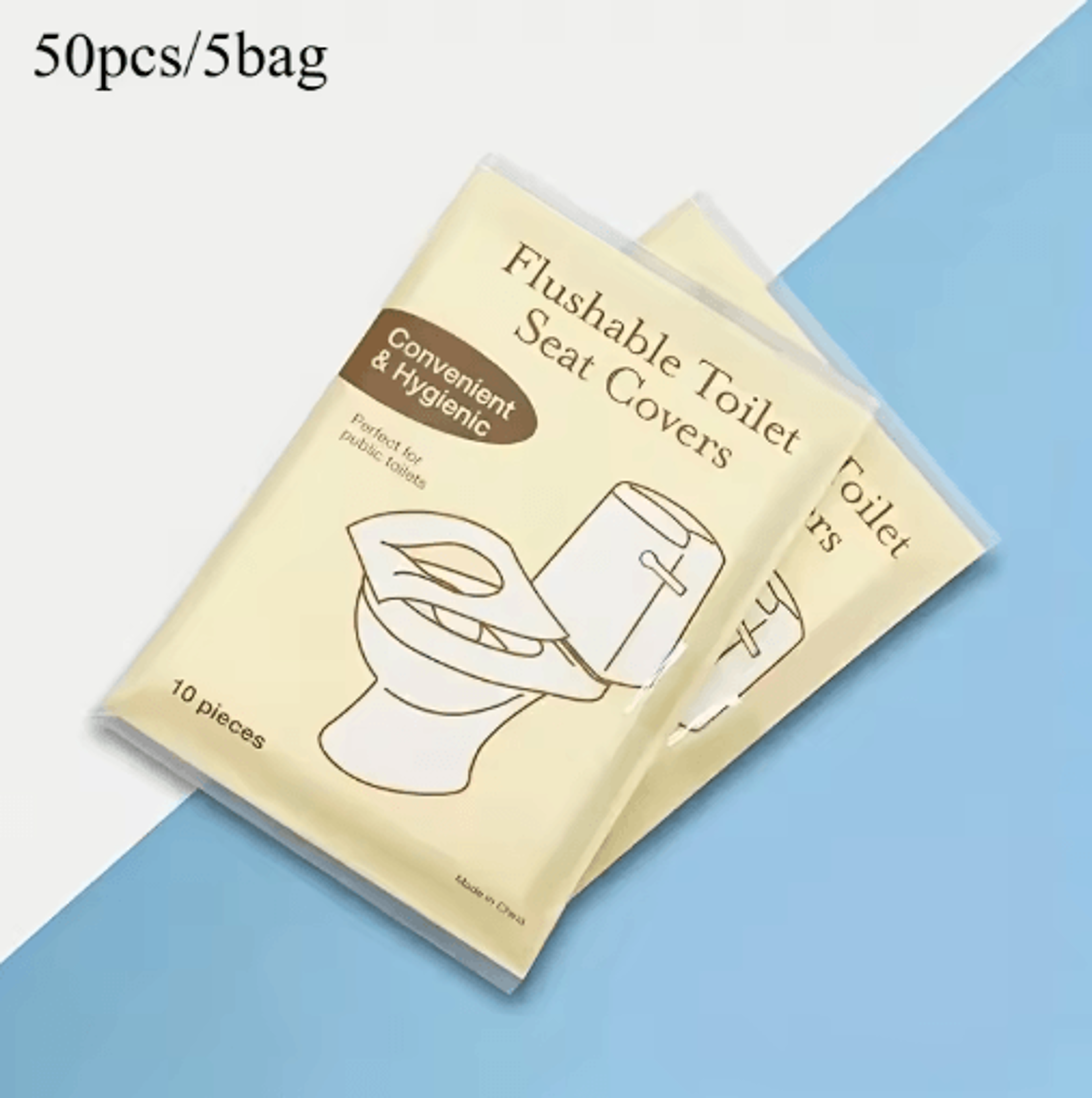 Disposable Toilet Seat Covers 2050100Pack  Thickened Hygienic Paper Toilet Mats For Travel  Home 3
