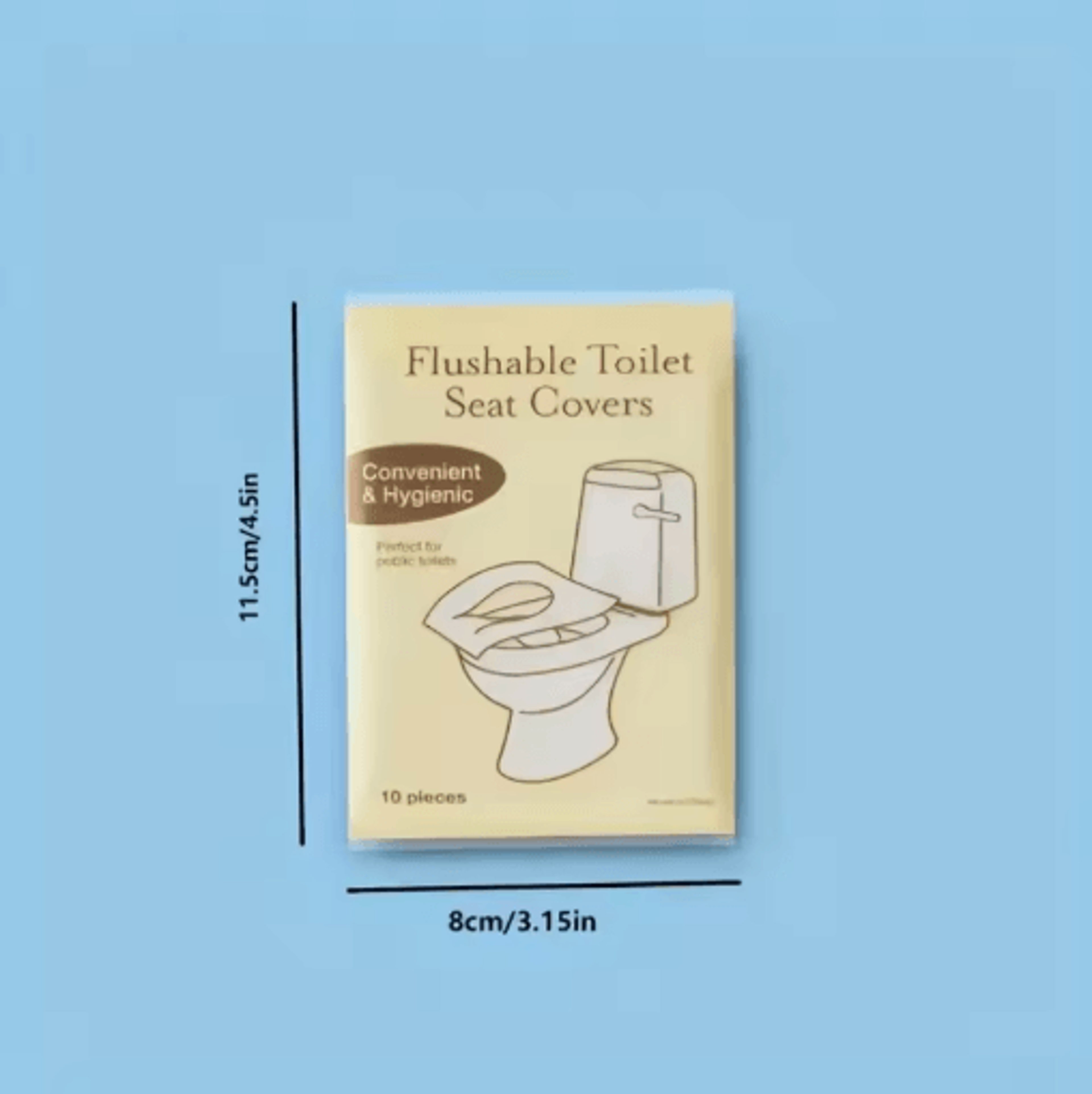 Disposable Toilet Seat Covers 2050100Pack  Thickened Hygienic Paper Toilet Mats For Travel  Home 7