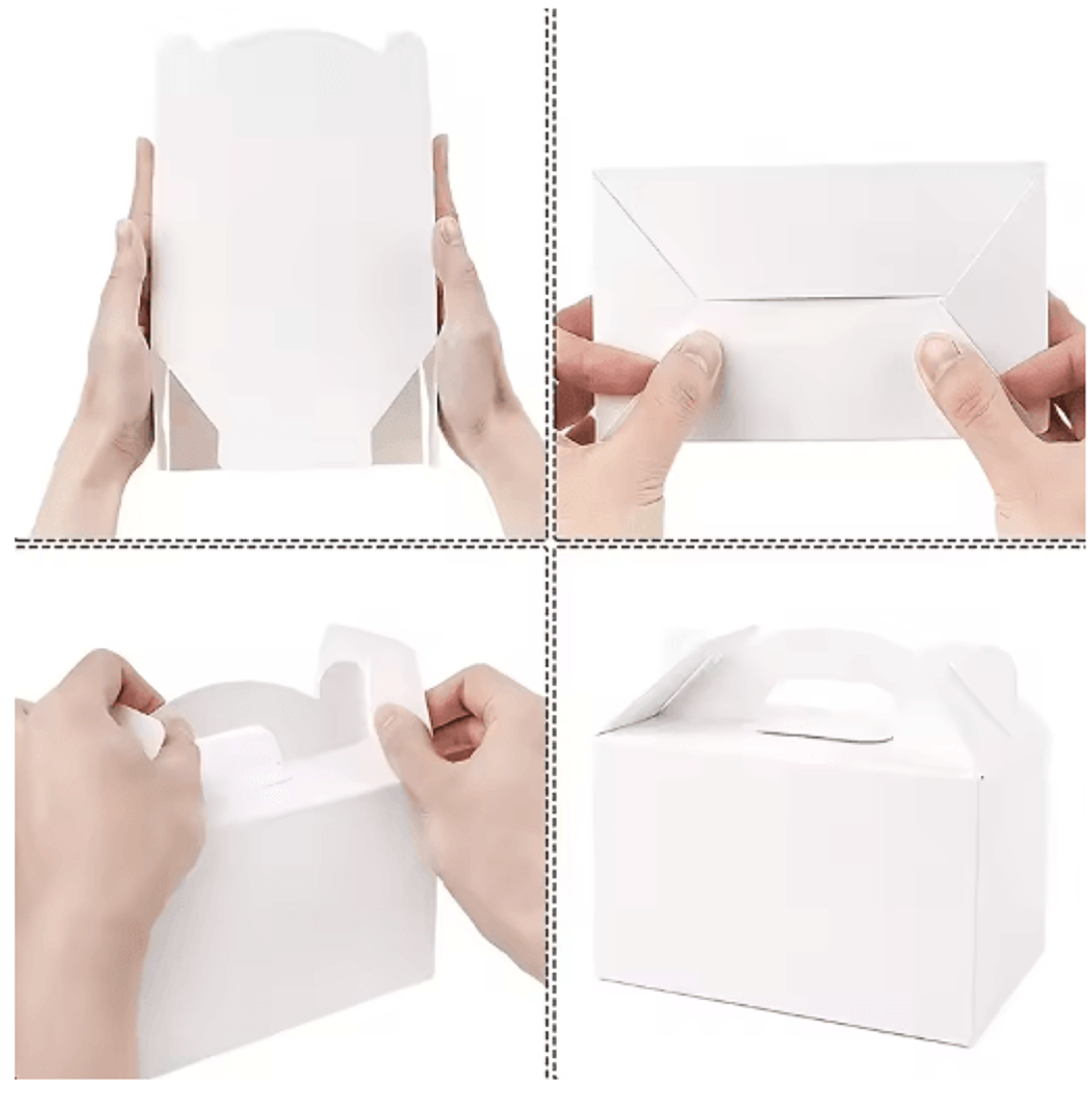 Party Favor Gift Boxes With Handles 10Pack  Handheld Cake  Gift Packaging For Special Occasions 3