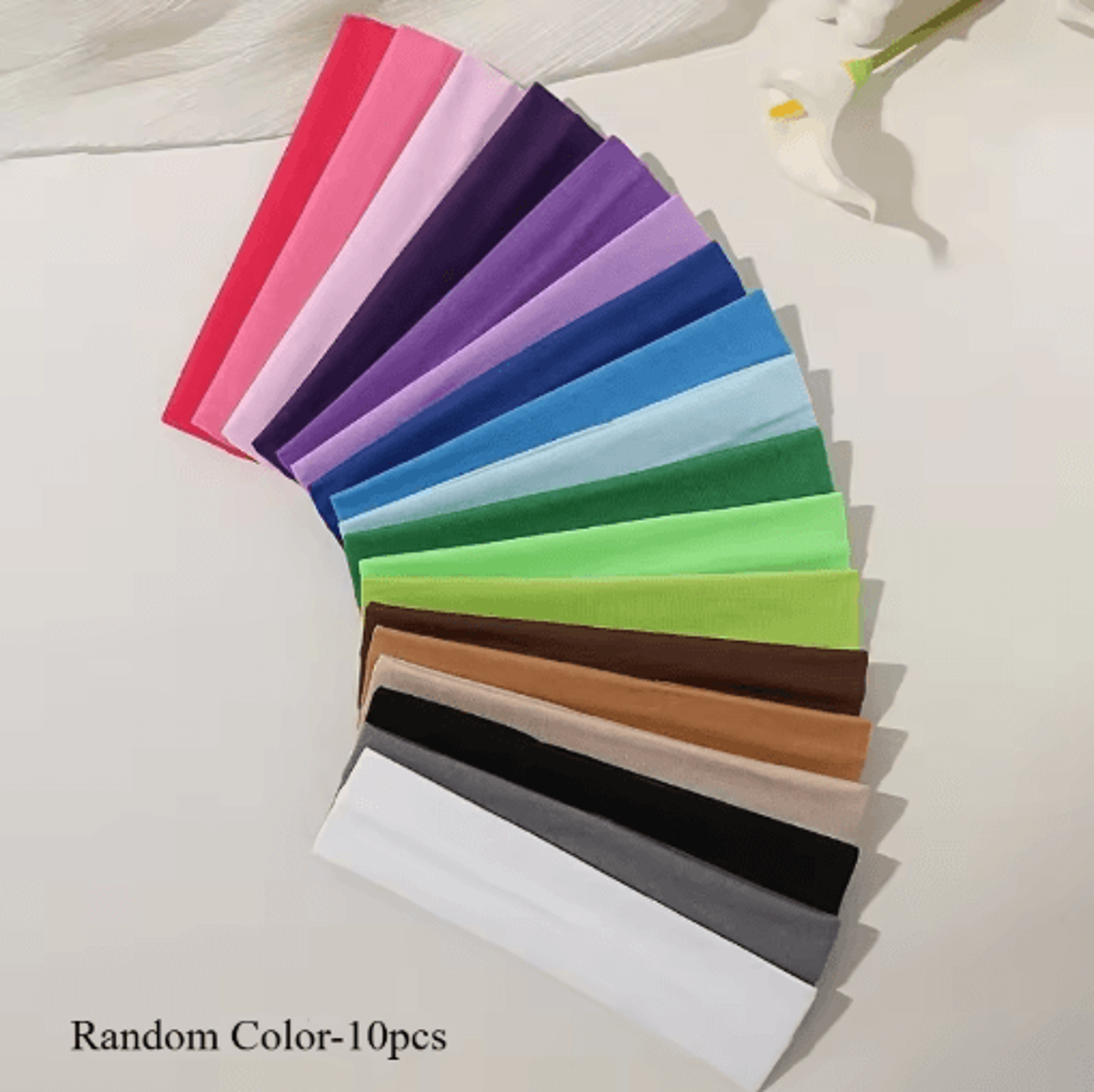 Elastic Knitted Hair Bands For Women  Solid Color Fashion Headbands For Sports Yoga  Makeup 1