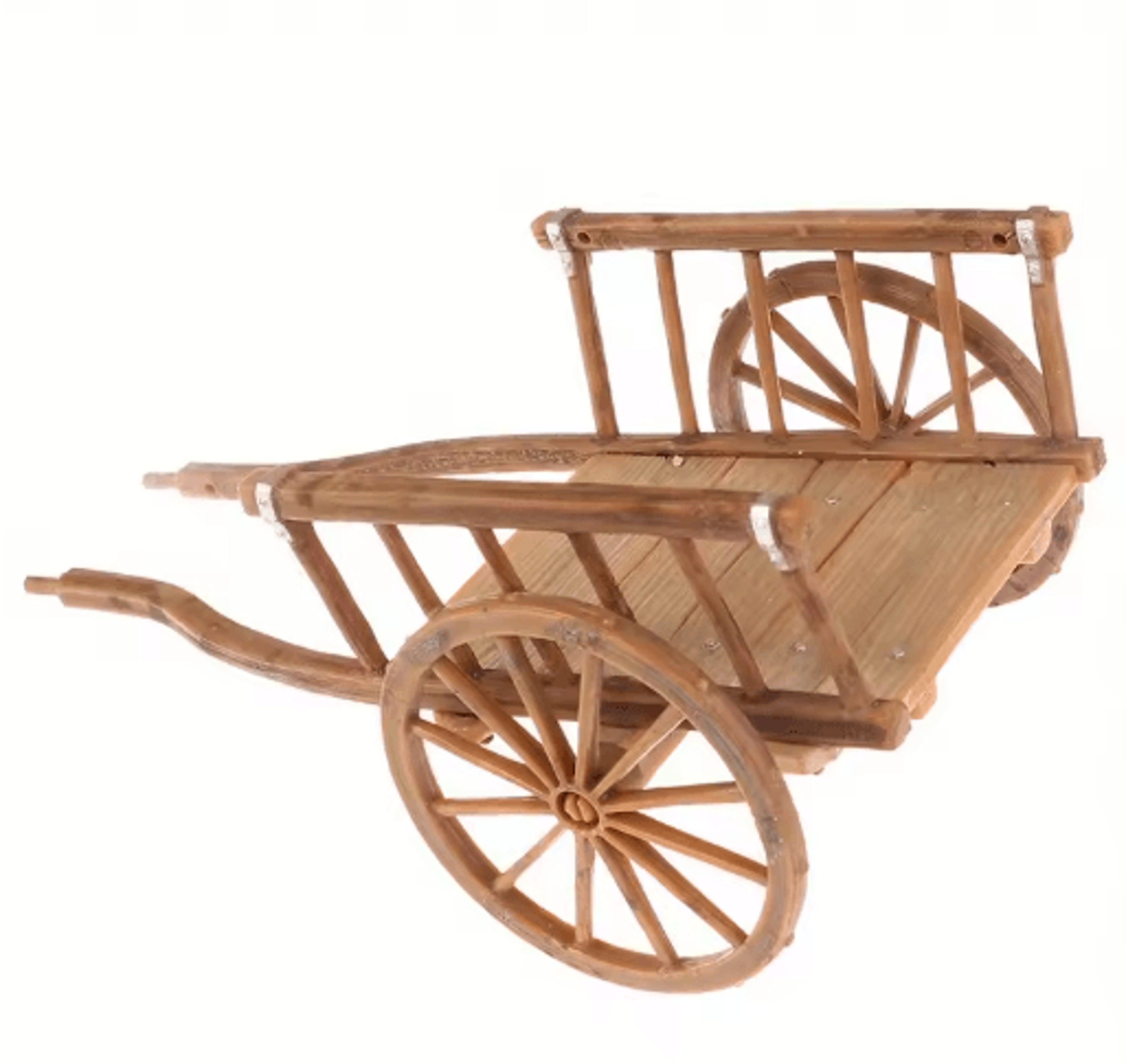 Dollhouse Mini Cart Model  Realistic Miniature Garden Accessory For DIY Displays 3