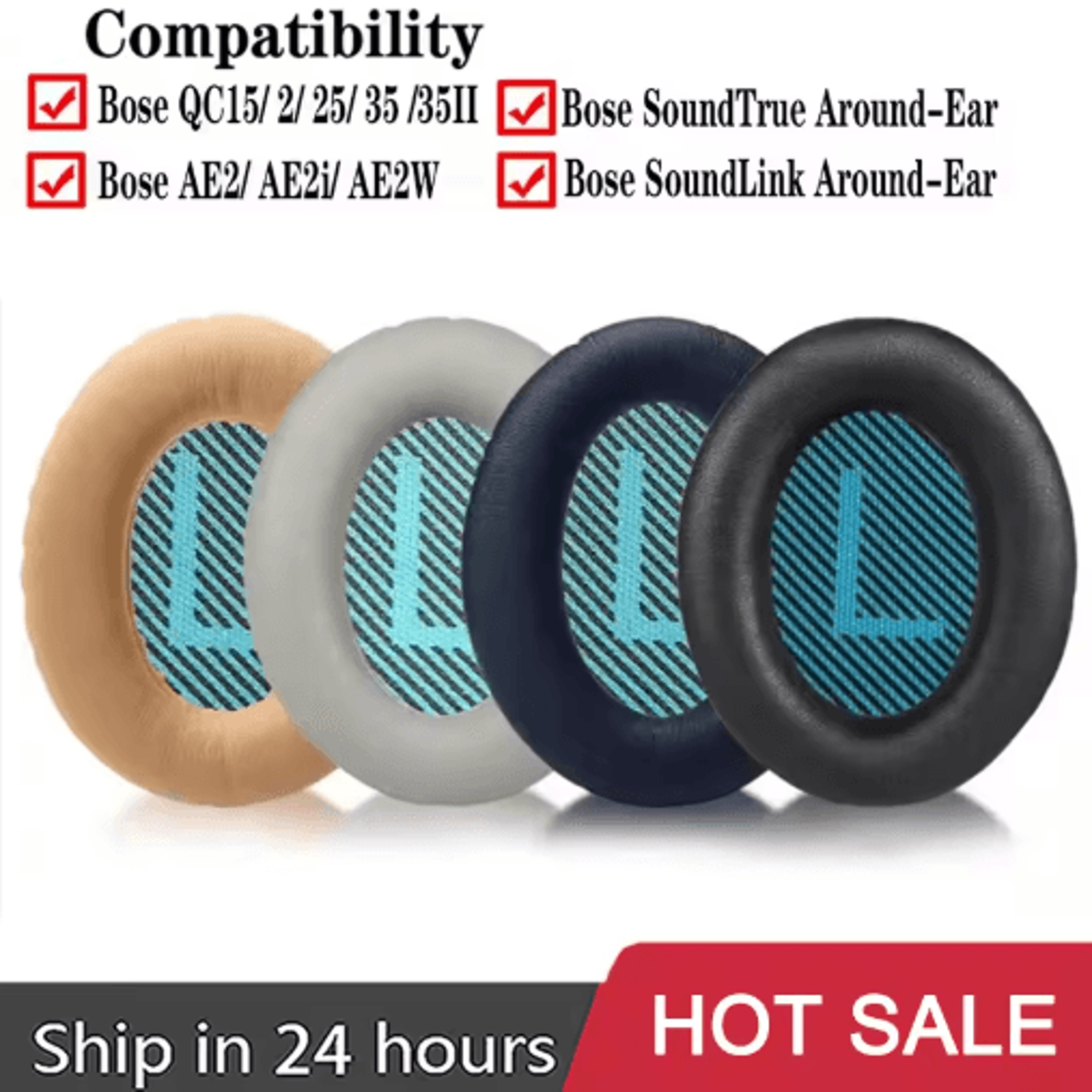 Replacement Ear Pads  Headband Set For Bose QuietComfort  SoundTrue Headphones 0