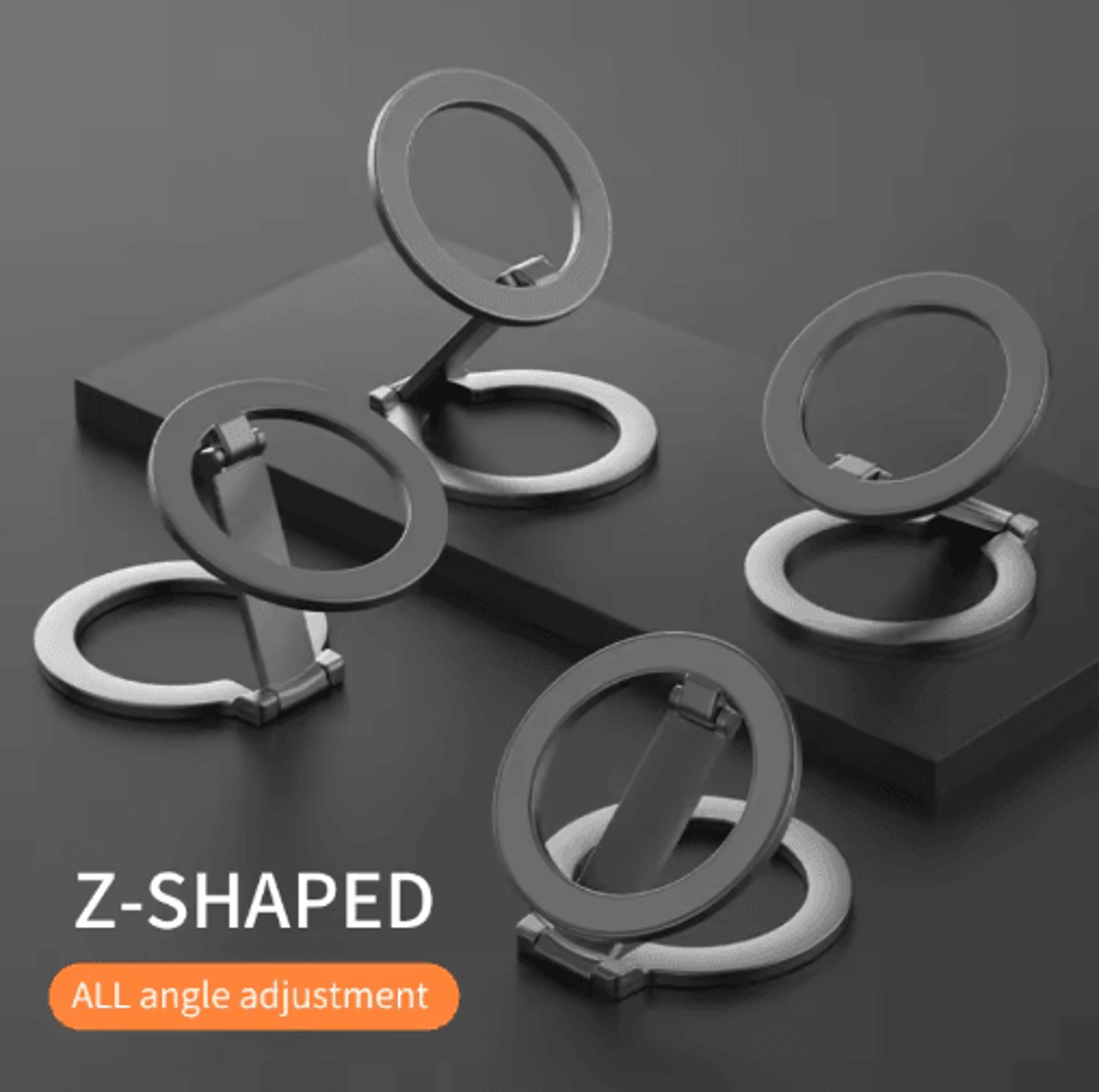 Magnetic Ring Phone Holder  Foldable MagSafe Stand With DoubleSided Magnet 5