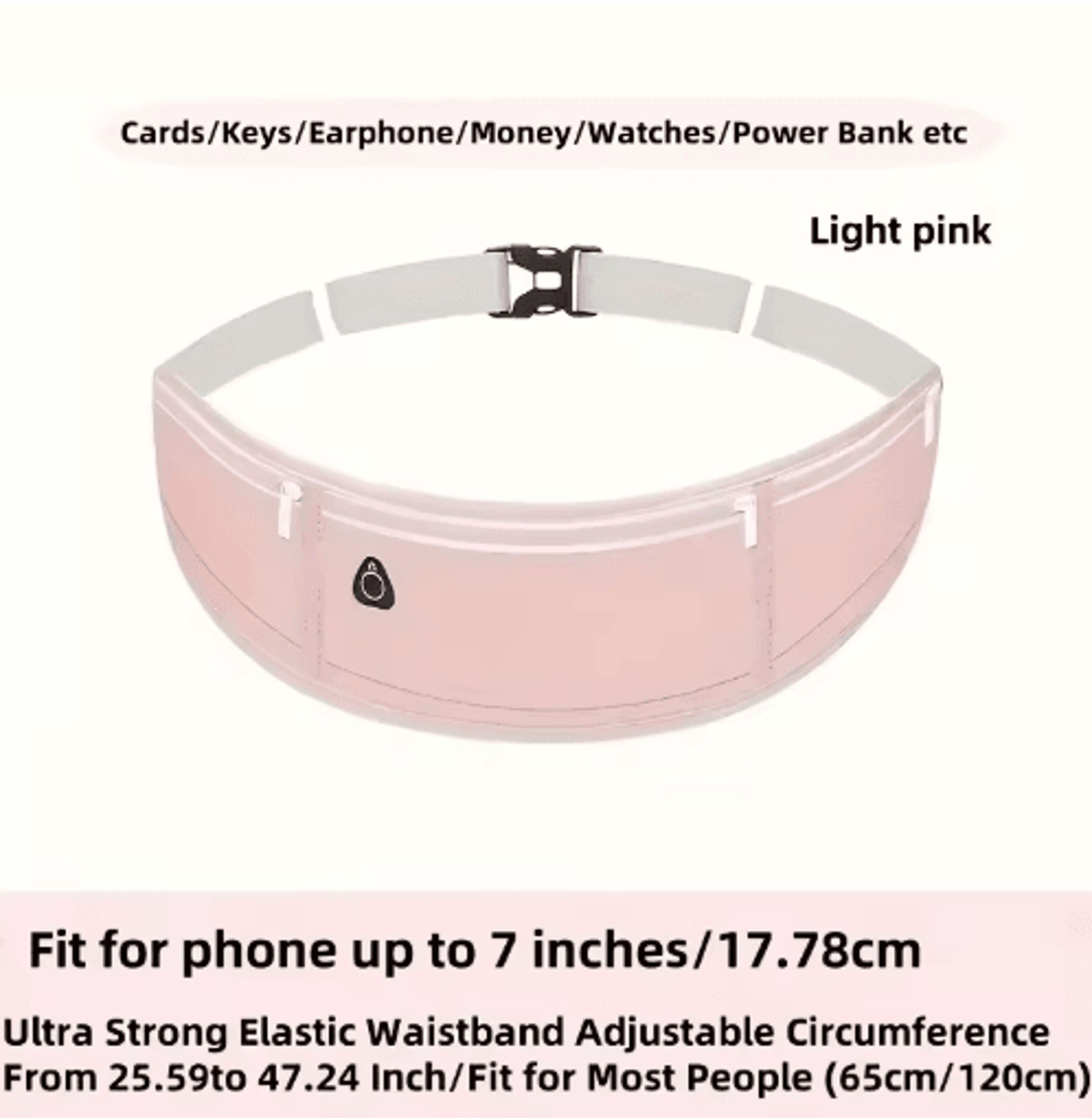 Waterproof DoublePocket Waist Pack  Lightweight Sport Fanny Pack For Everyday Movement 2