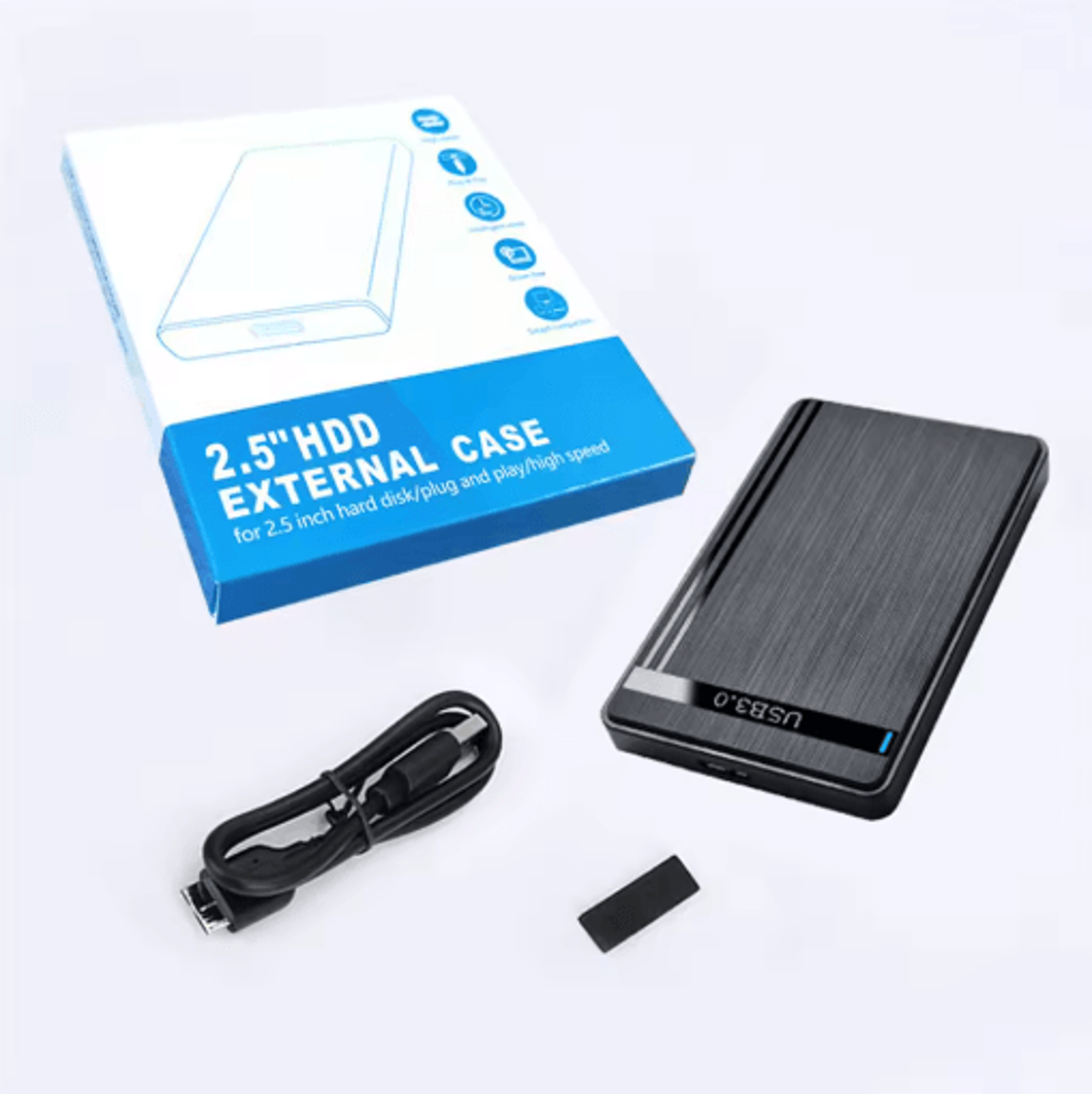 HDD Enclosure SATA To USB C External Hard Drive Case With USB Support 5Gb 4
